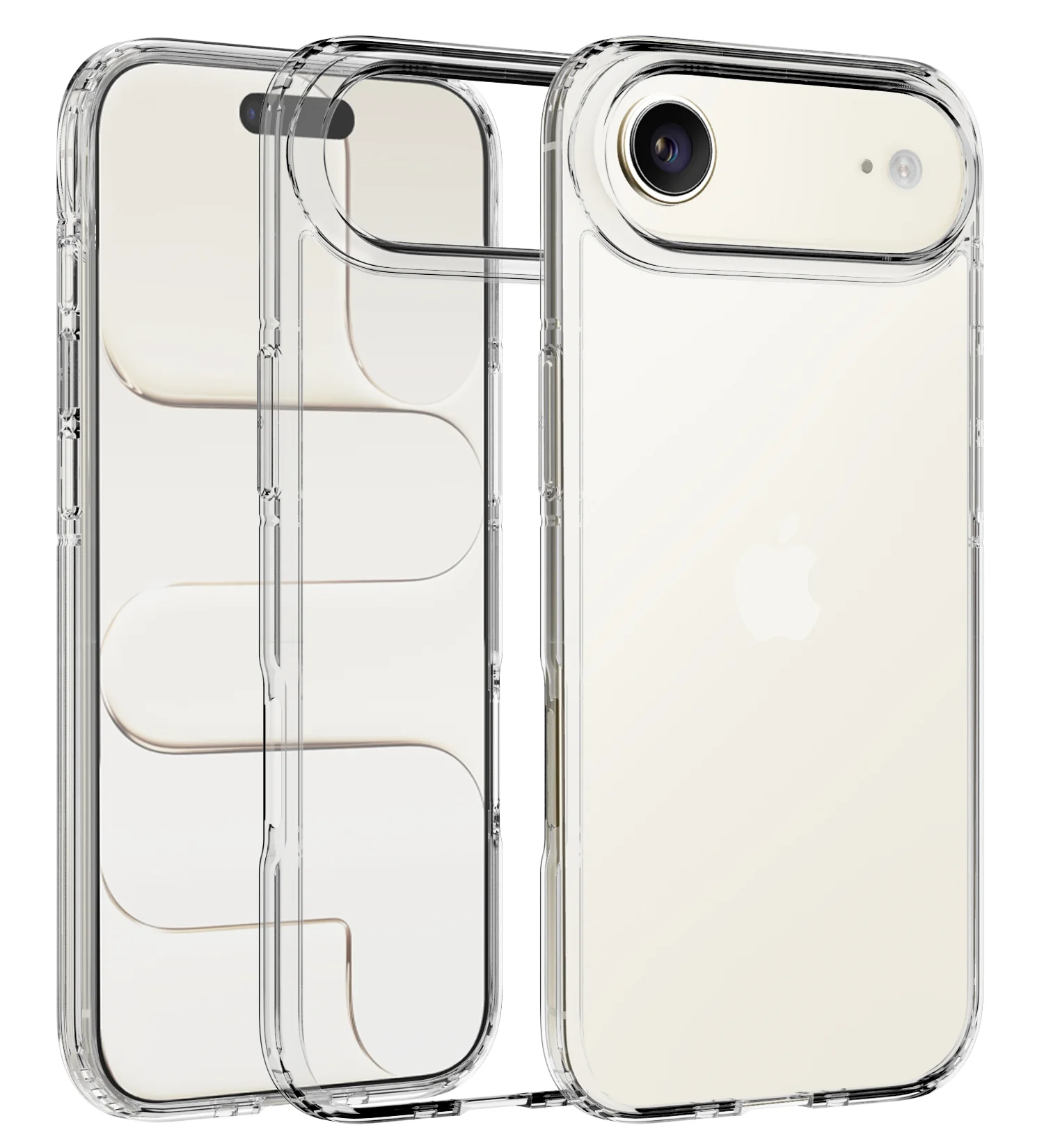 Apple iPhone Air, iPhone 17 Air 5G (6.9 inch) Back Cover | Ice Crystal Series, Crystal Clear