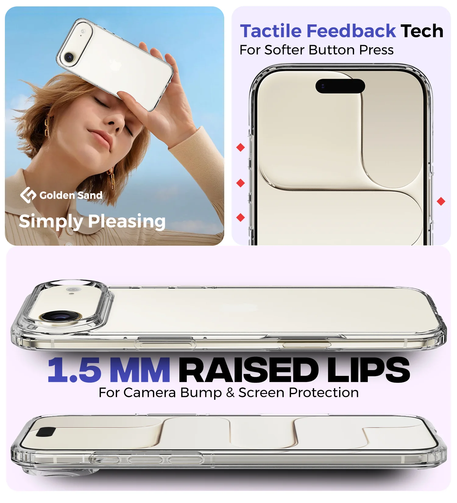 Apple iPhone Air, iPhone 17 Air 5G (6.9 inch) Back Cover | Ice Crystal Series, Crystal Clear - Image 3