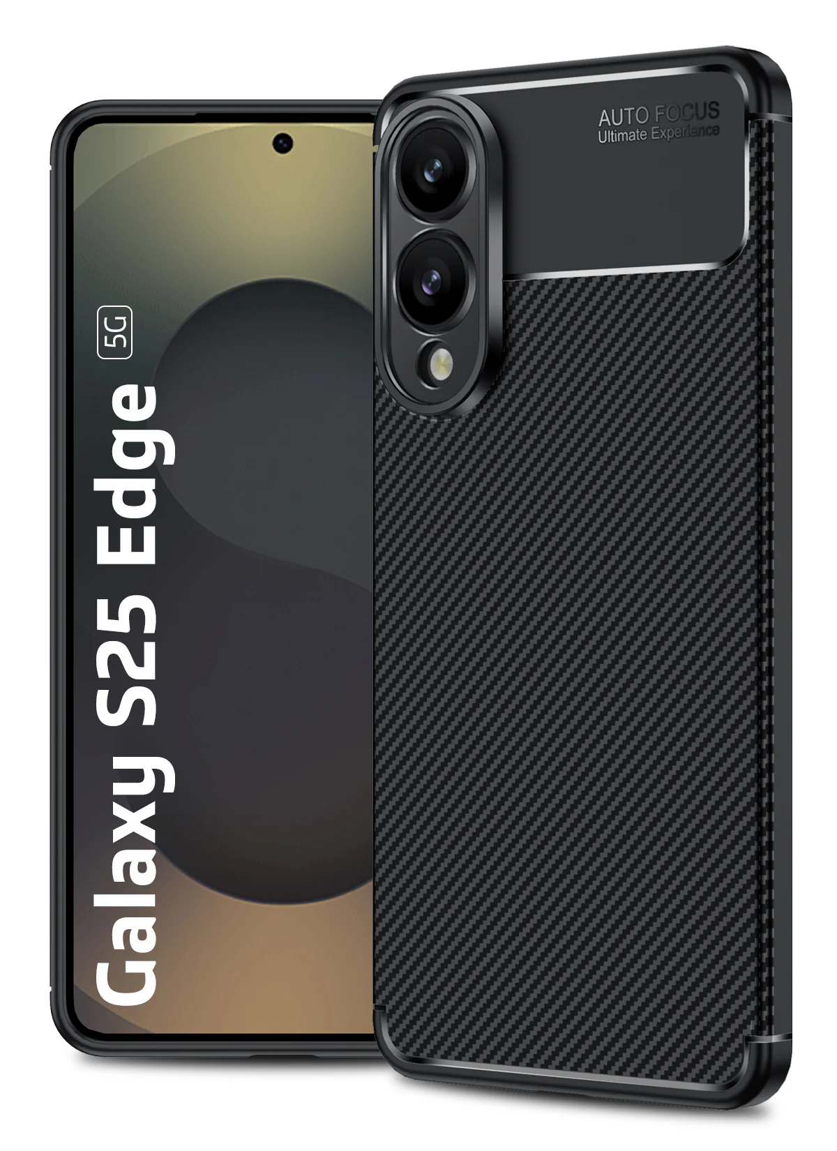Samsung Galaxy S25 Edge 5G (6.66 inch) Back Cover | Aramid Fiber Series, Black