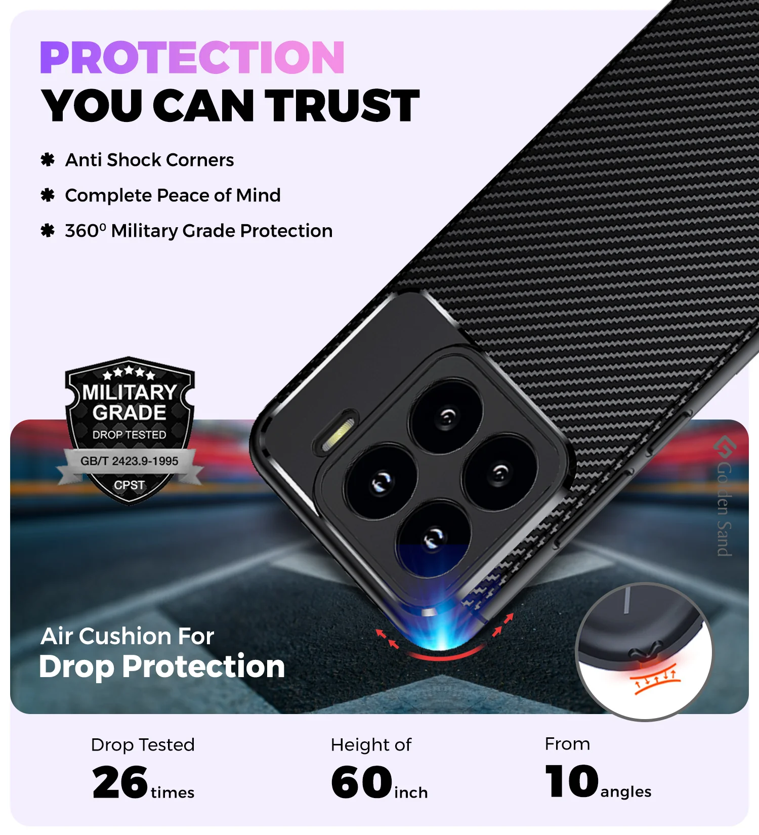 Xiaomi 15 5G (6.36 inch) Back Cover | Aramid Fiber Series, Black - Image 3