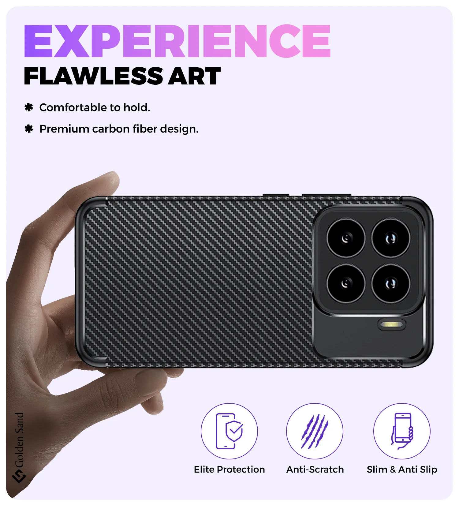 Xiaomi 15 5G (6.36 inch) Back Cover | Aramid Fiber Series, Black - Image 4