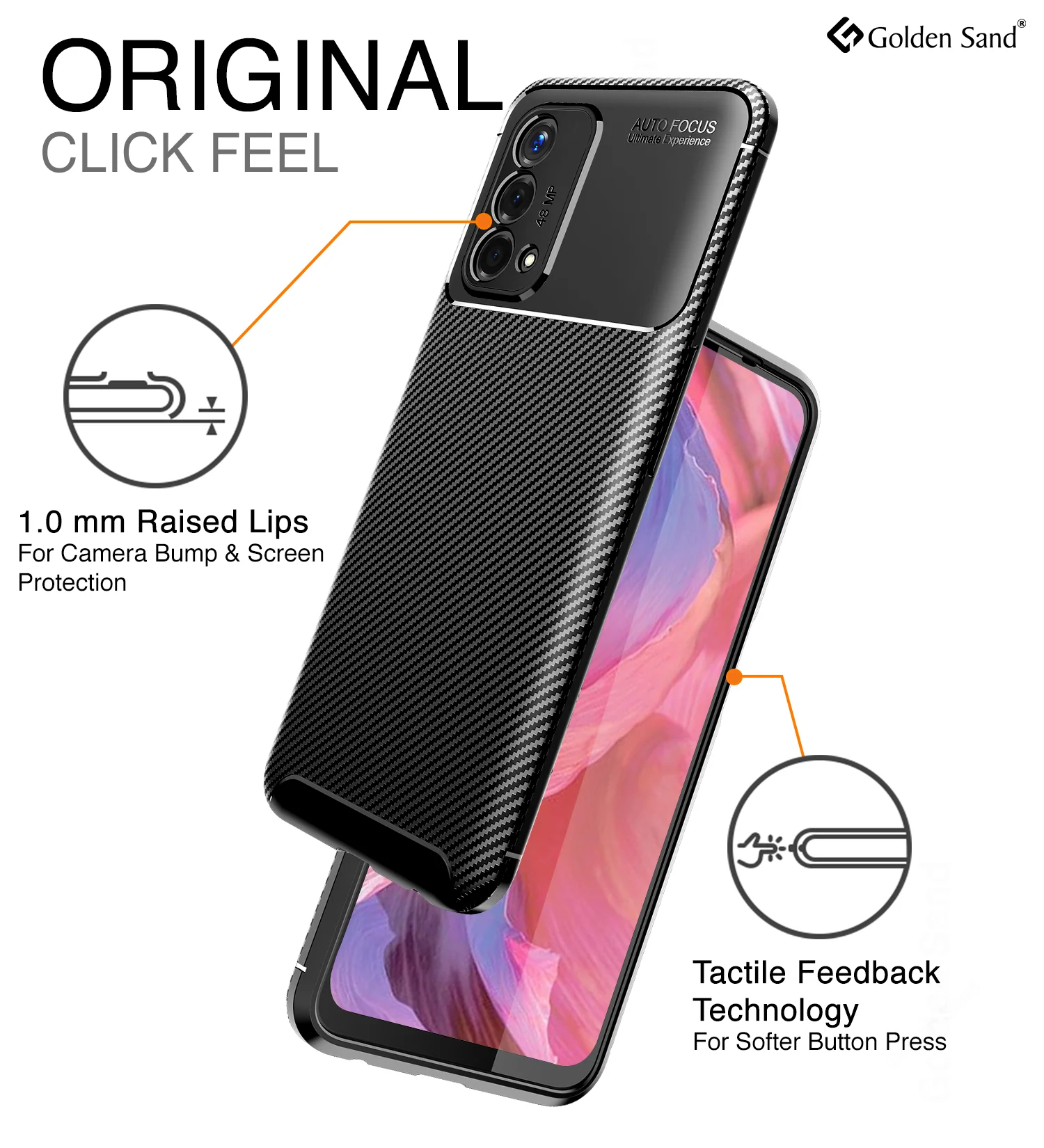 Oppo A74 5G (6.5 inch) Back Cover | Aramid Fiber Series, Black - Image 5