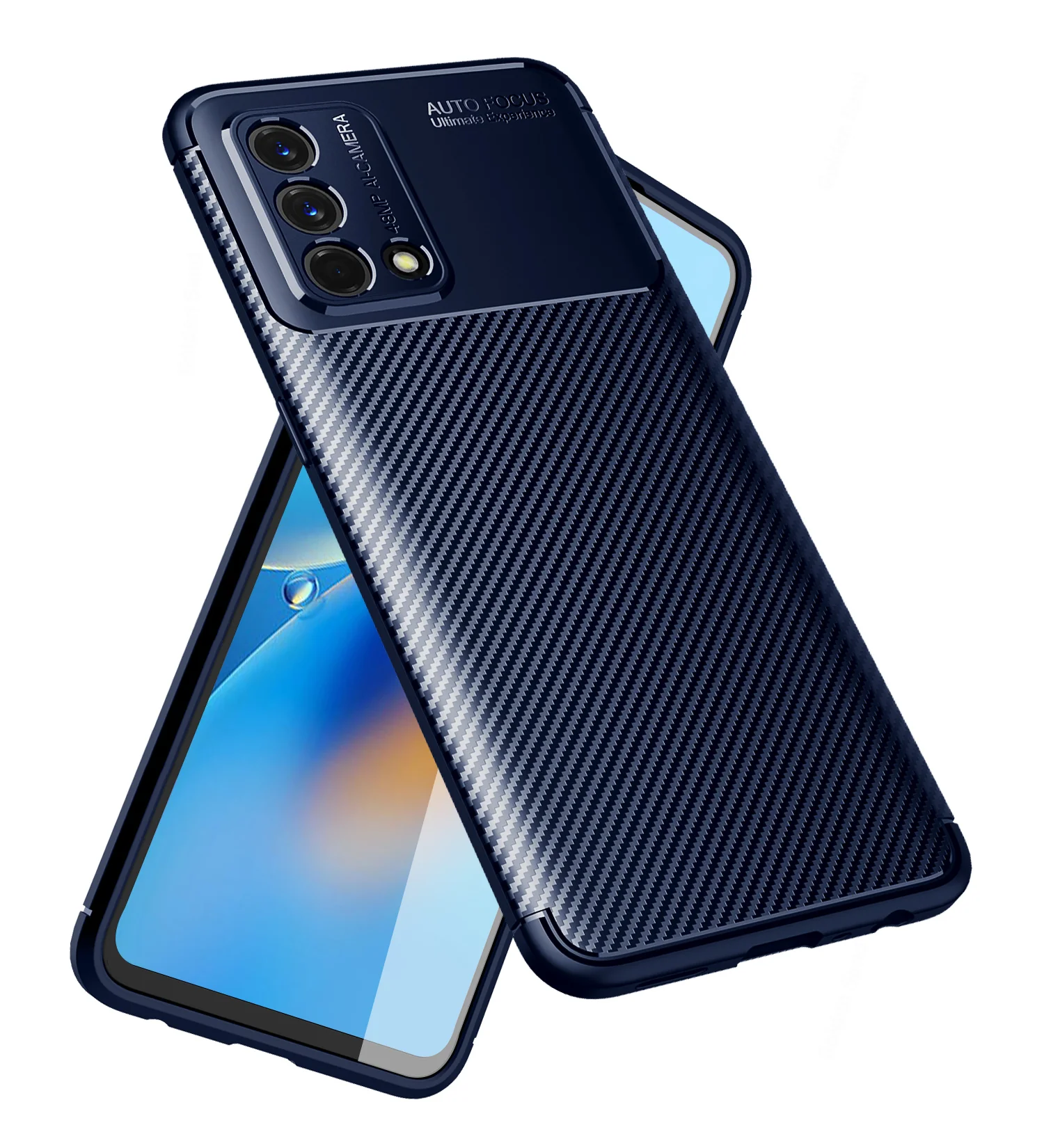 Oppo F19s, Oppo F19 (6.43 inch) Back Cover | Aramid Fiber Series, Blue