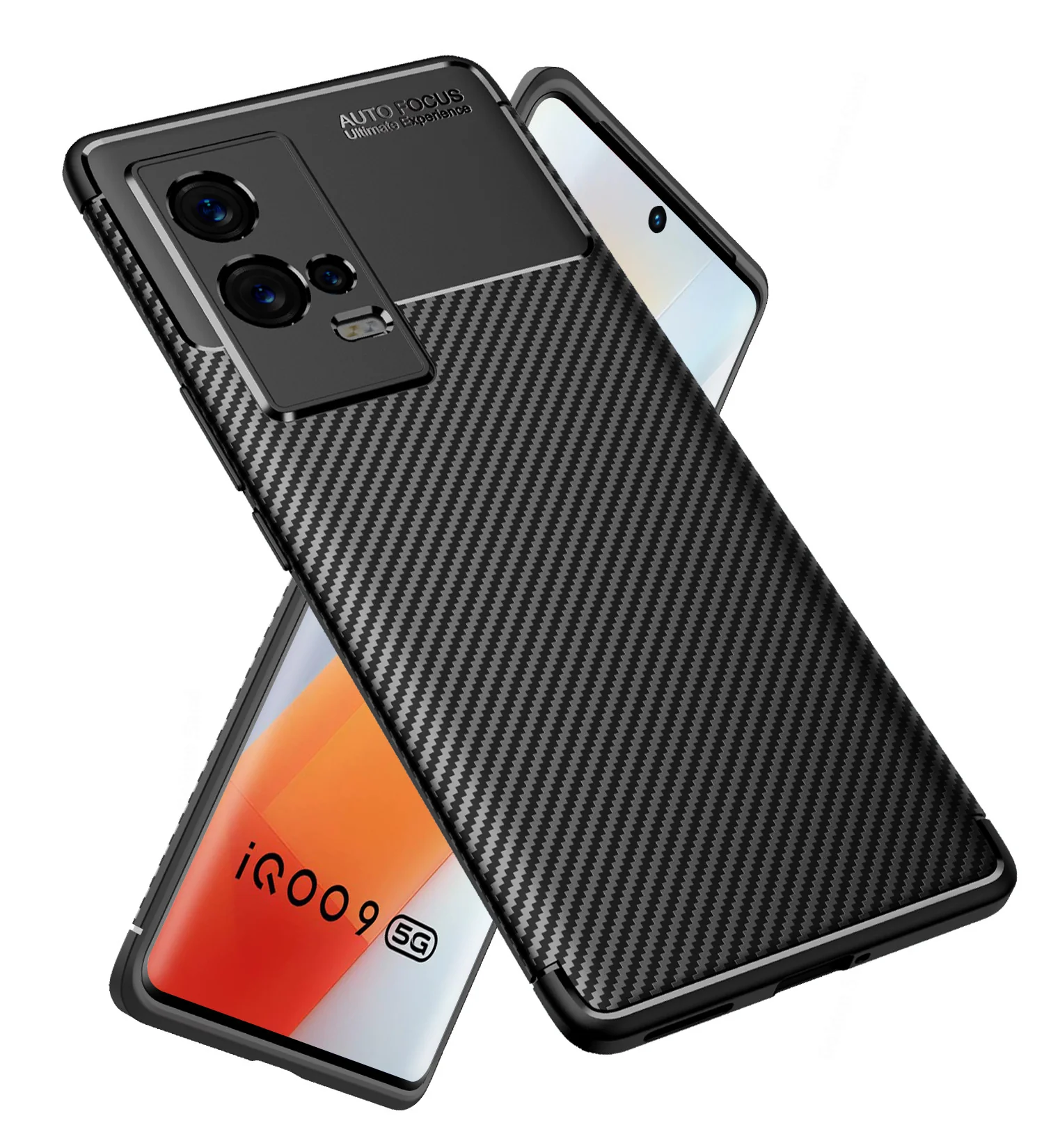 iQOO 9 5G (6.56 inch) Back Cover | Aramid Fiber Series, Black