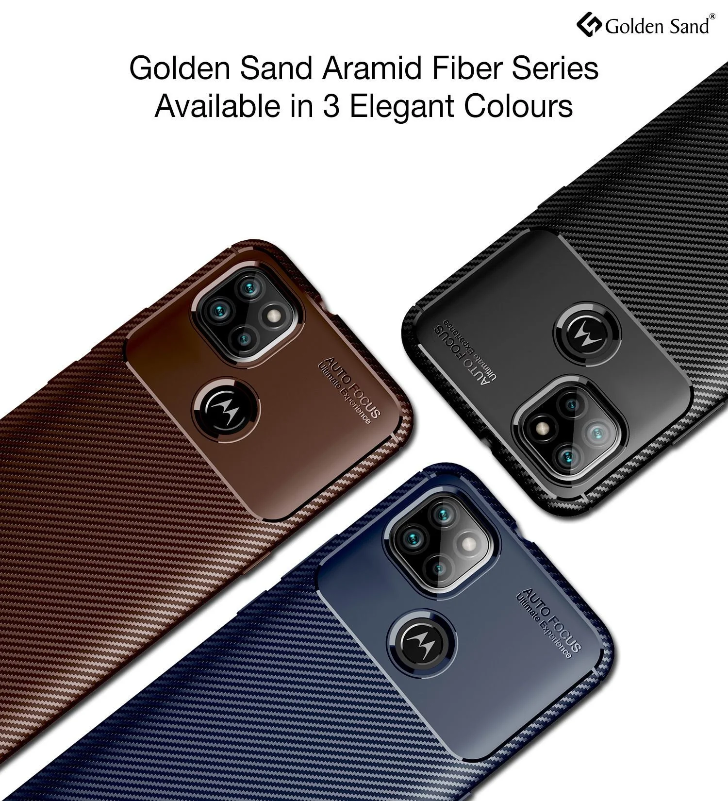Motorola G9 Power () Back Cover | Aramid Fiber Series, Brown - Image 6