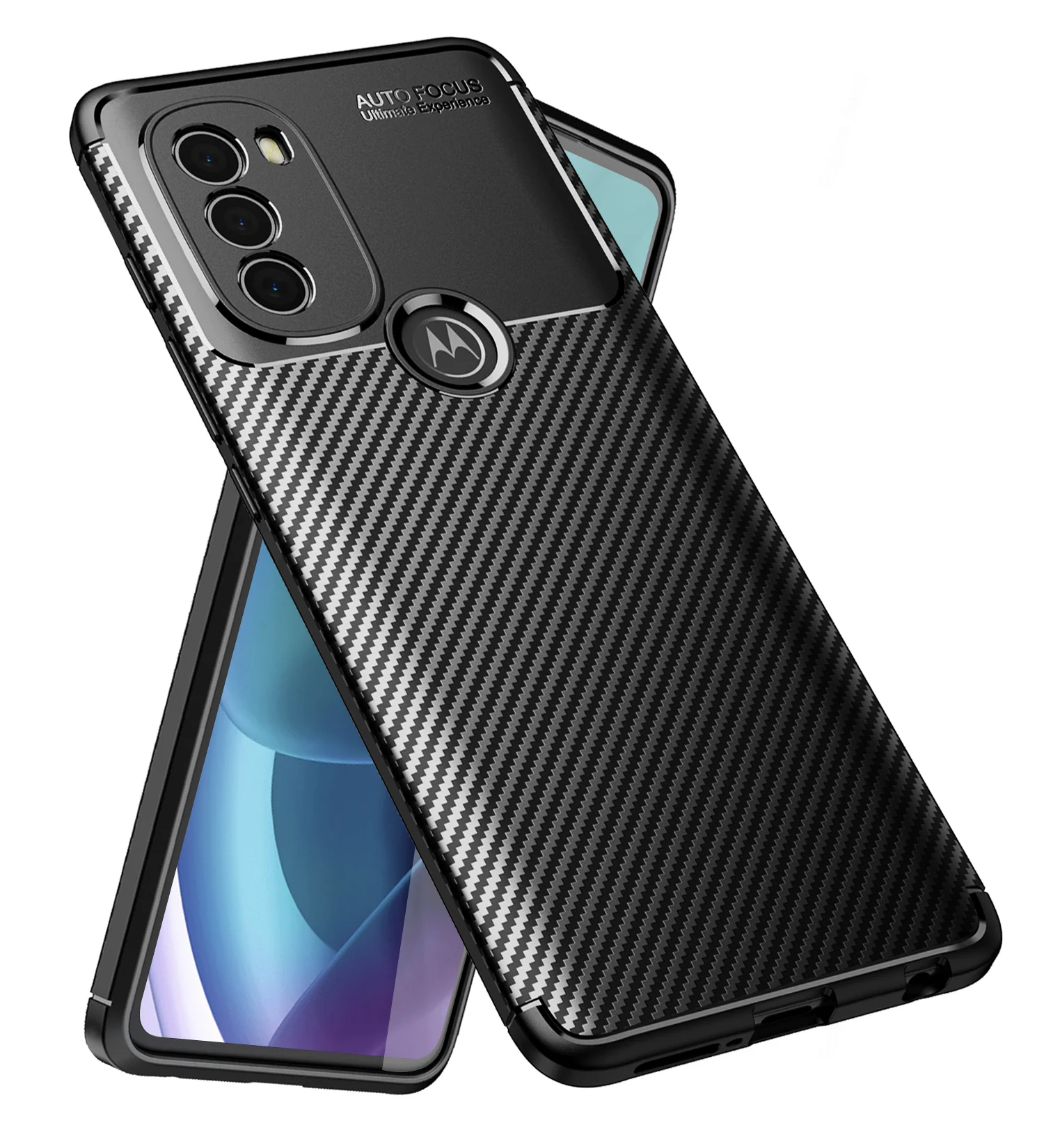 Motorola Moto G71 5G (6.4 inch) Back Cover | Aramid Fiber Series, Black