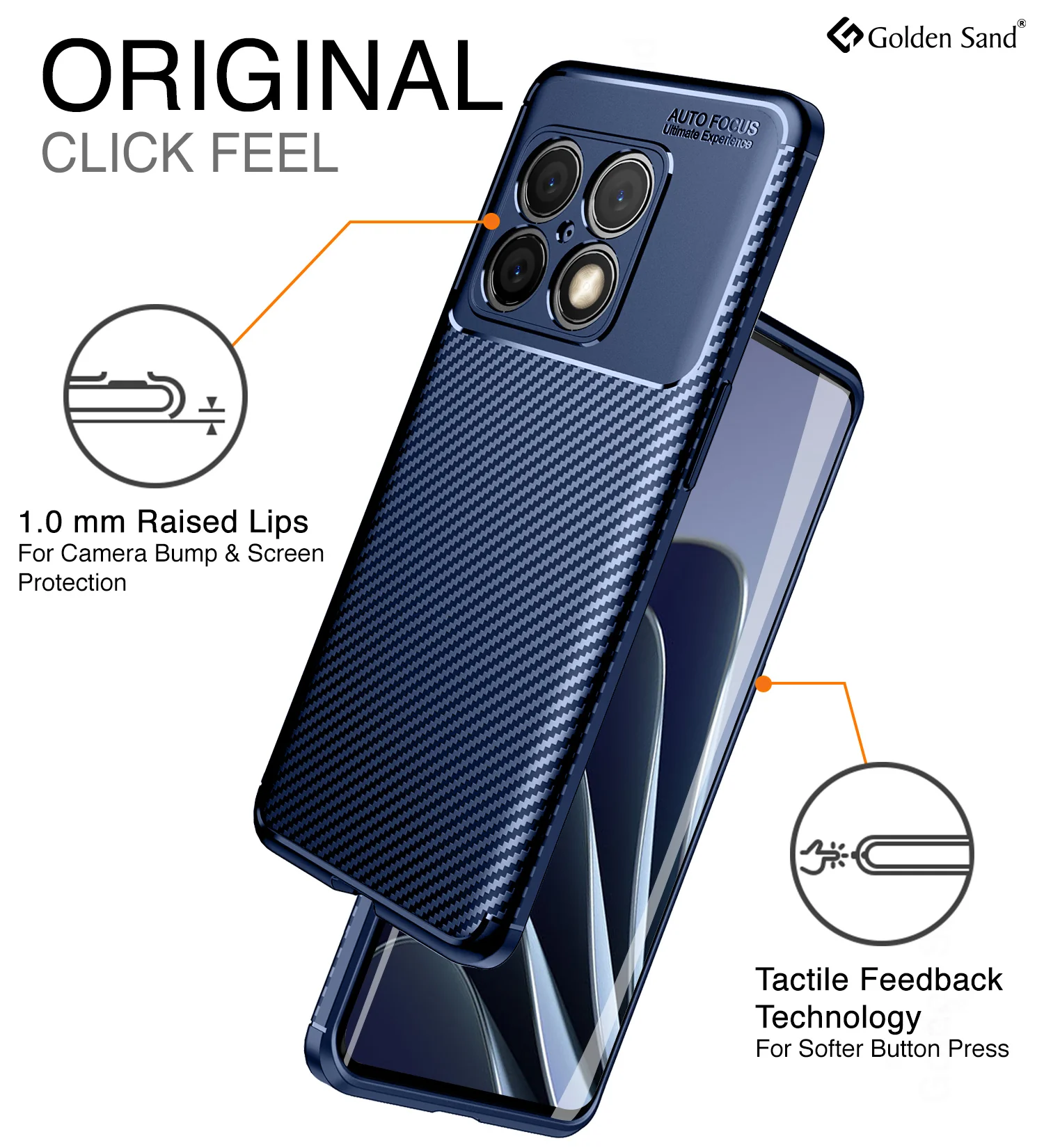 OnePlus 10 Pro 5G (6.7 inch) Back Cover | Aramid Fiber Series, Blue - Image 5