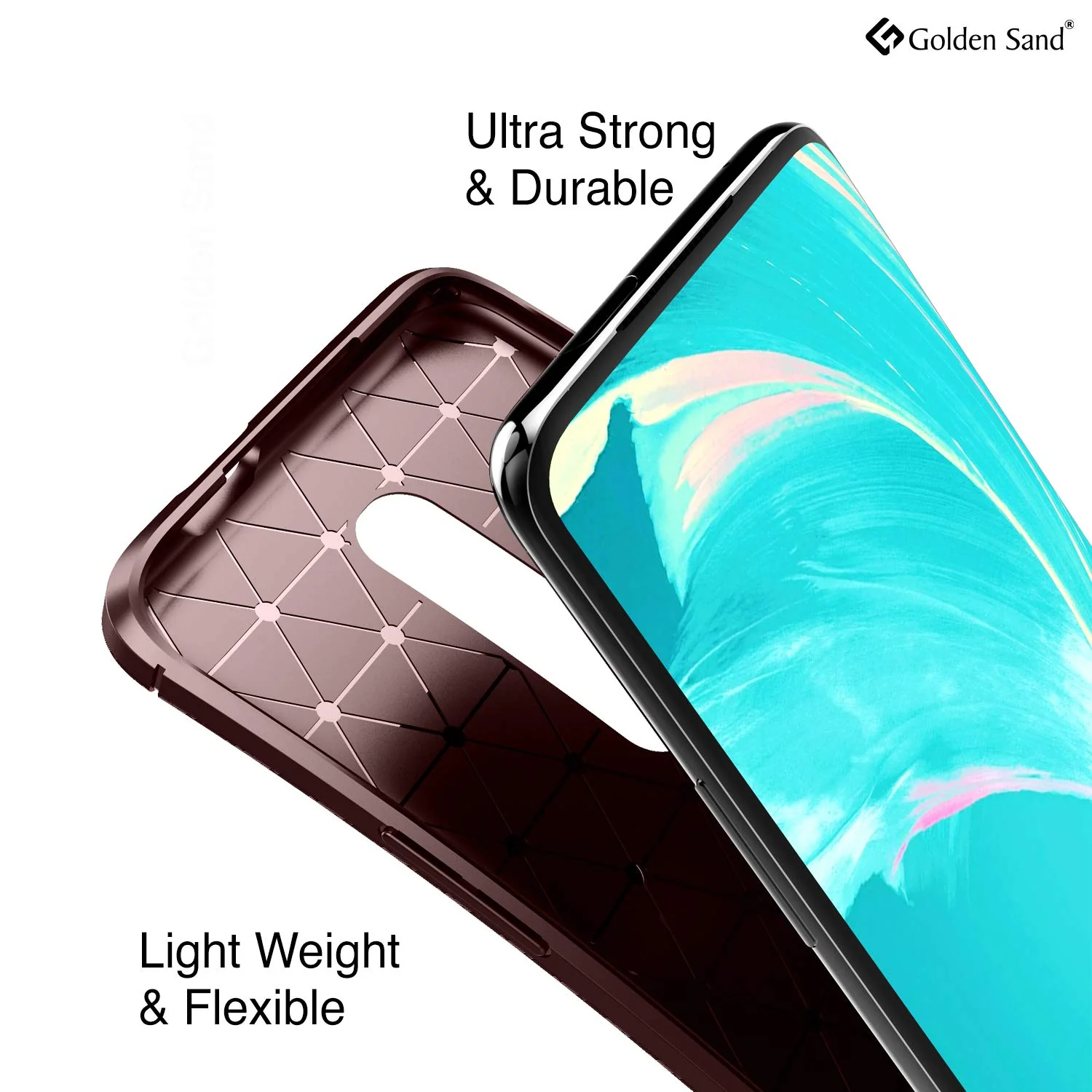 Oneplus 7 Pro (6.67 inch) Back Cover | Aramid Fiber Series, Brown - Image 5