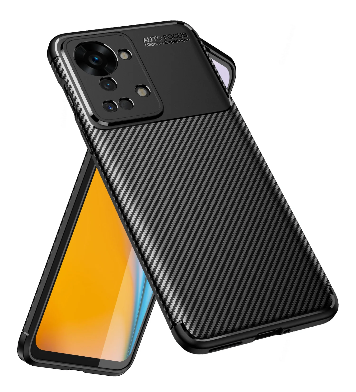 OnePlus Nord 2T (6.43 inch) Back Cover | Aramid Fiber Series, Black