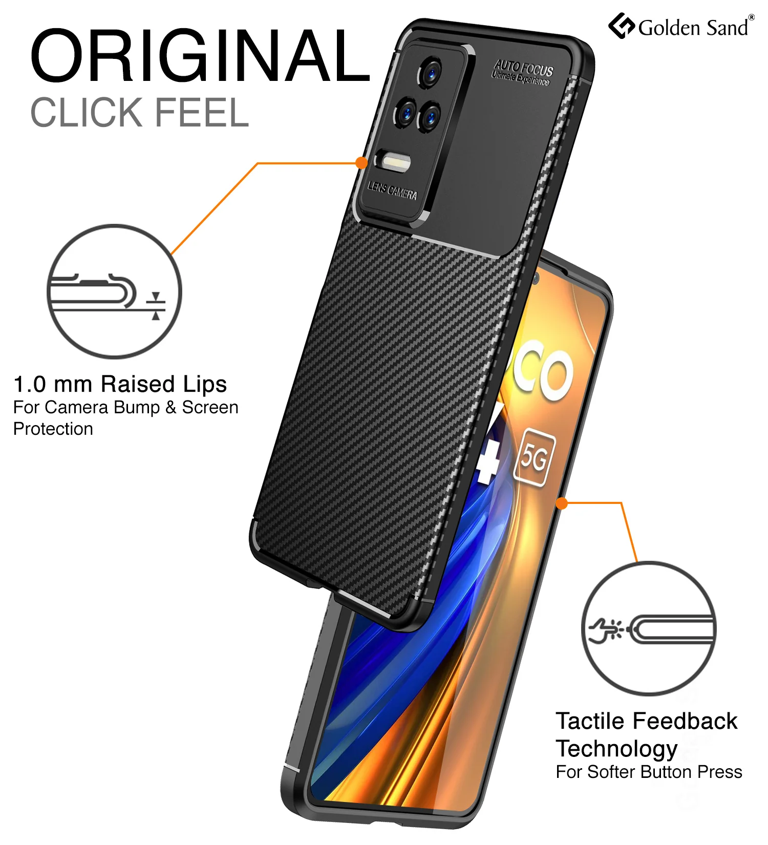 POCO F4 5G (6.67 inch) Back Cover | Aramid Fiber Series, Black - Image 5