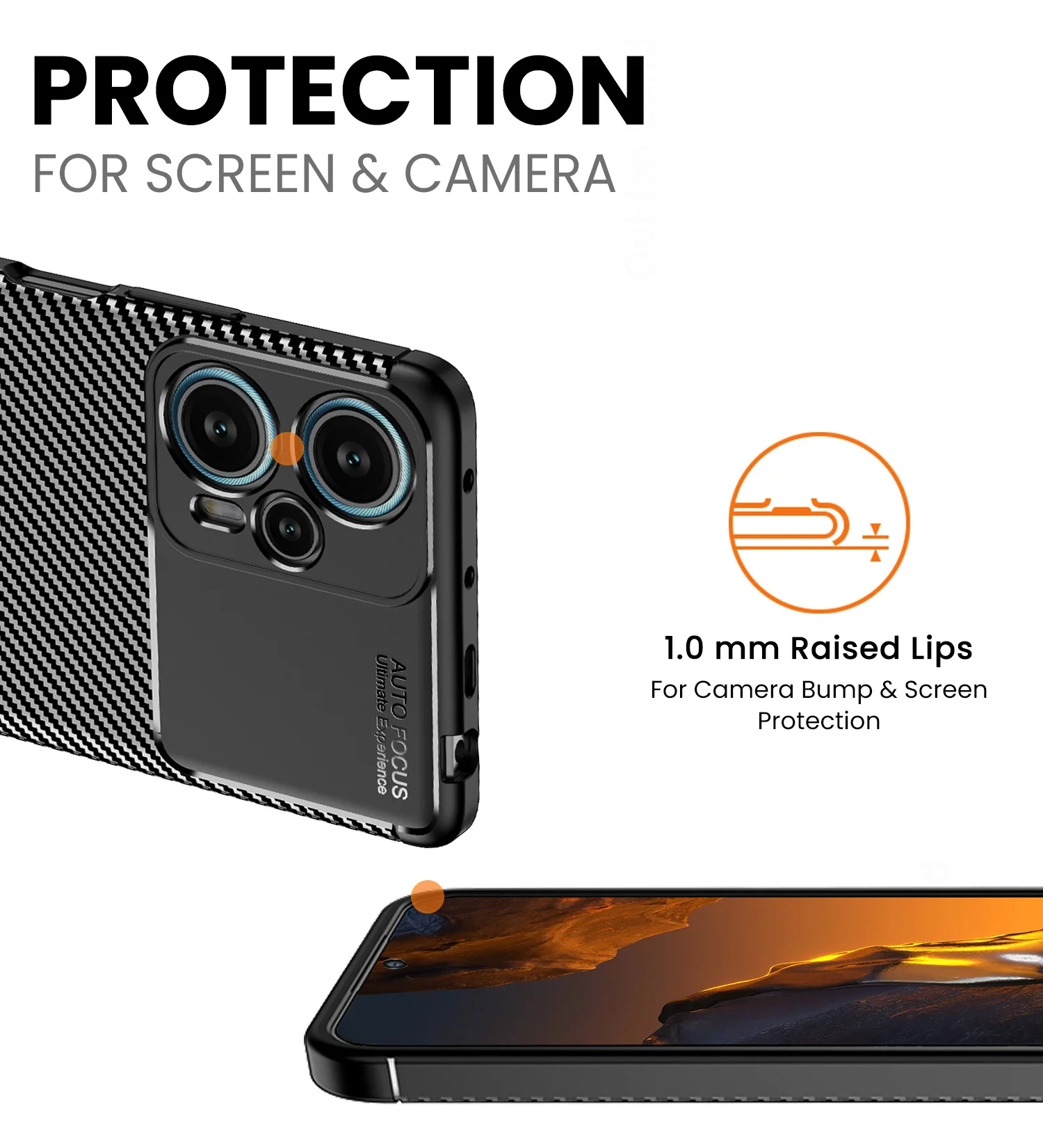 POCO F5 5G (6.67 inch) Back Cover | Aramid Fiber Series, Black - Image 2