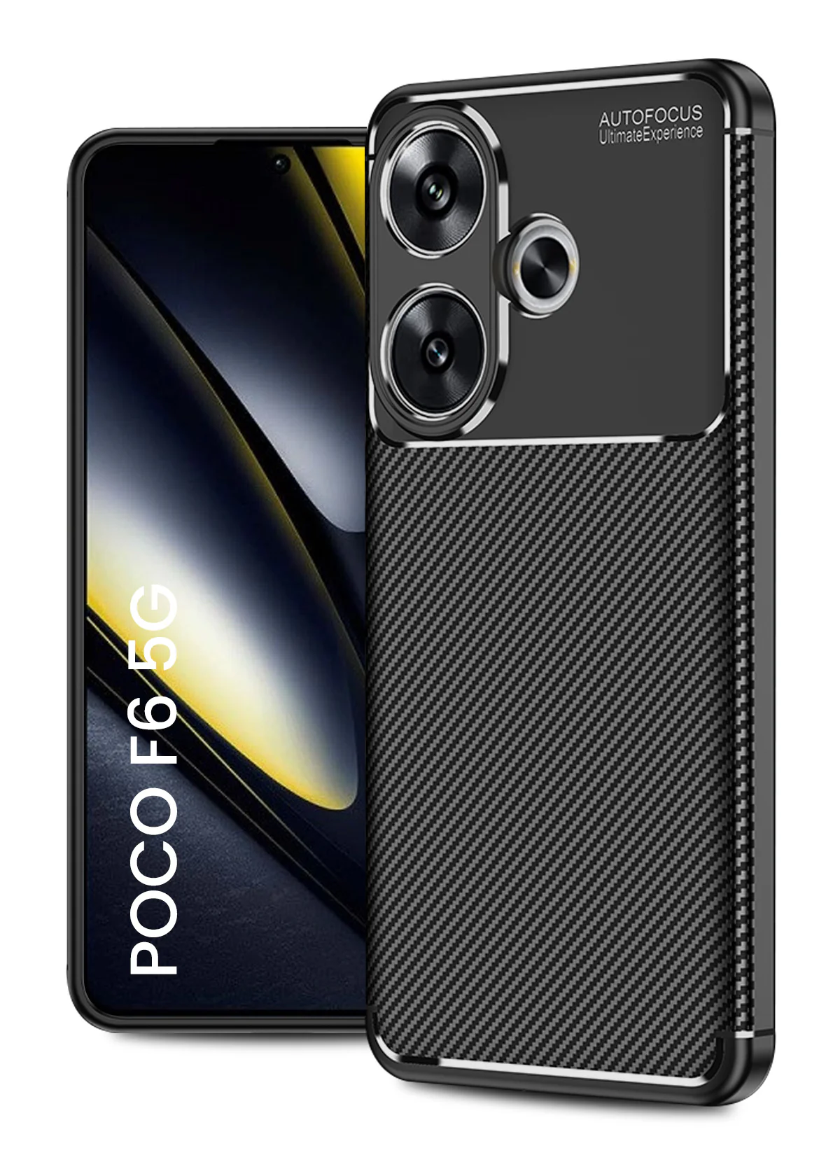 POCO F6 5G (6.67 inch) Back Cover | Aramid Fiber Series, Black