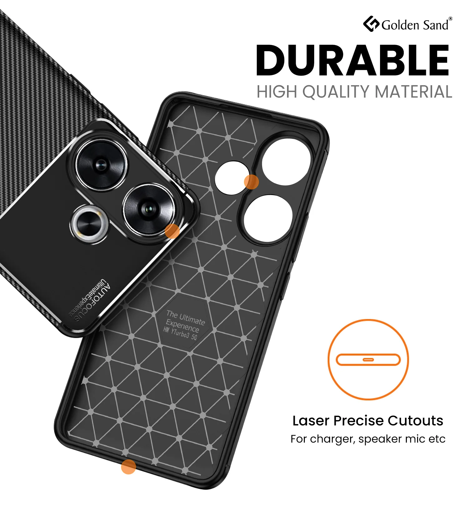 POCO F6 5G (6.67 inch) Back Cover | Aramid Fiber Series, Black - Image 5