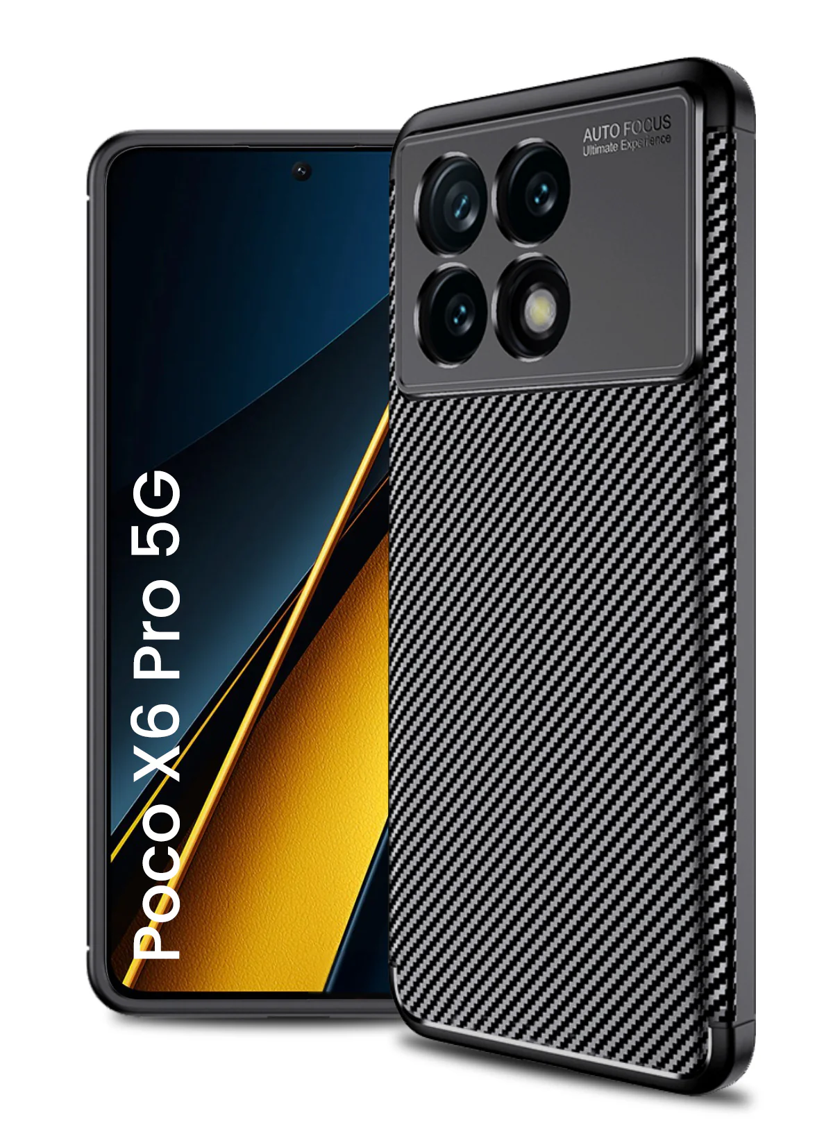 Poco X6 Pro 5G (6.67 inch) Back Cover | Aramid Fiber Series, Black