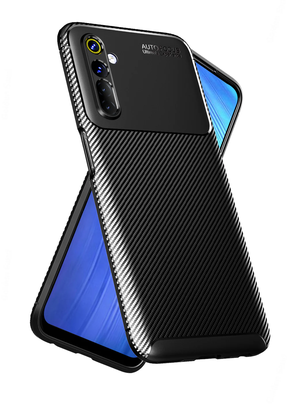 Realme 6 (6.5 inch) Back Cover | Aramid Fiber Series, Black
