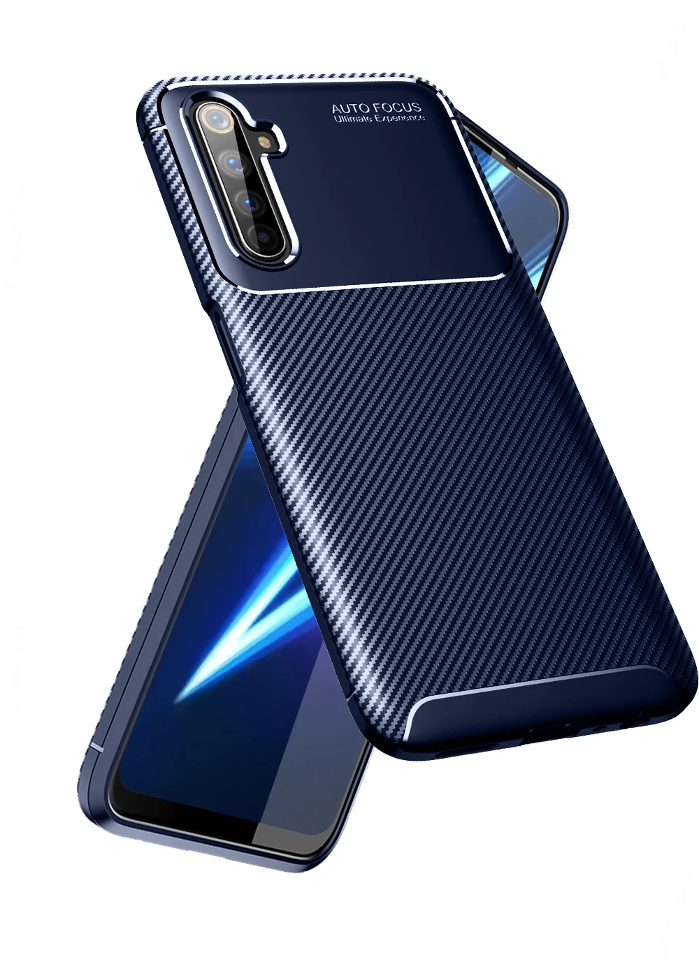 Realme 6 Pro (6.6 inch) Back Cover | Aramid Fiber Series, Blue