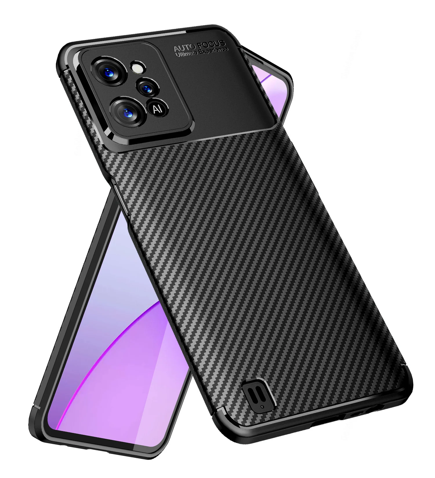 Realme C31 (6.5 inch) Back Cover | Aramid Fiber Series, Black