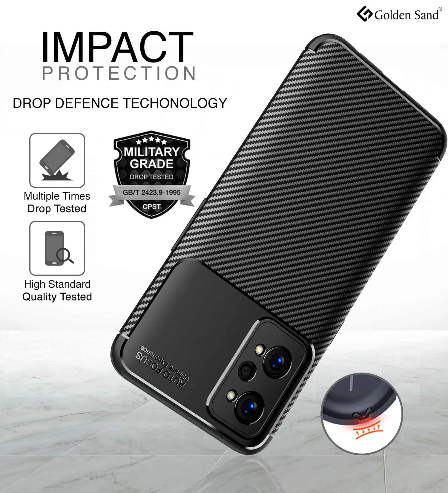 Realme GT 2 Pro (6.7 inch) Back Cover | Aramid Fiber Series, Black - Image 3