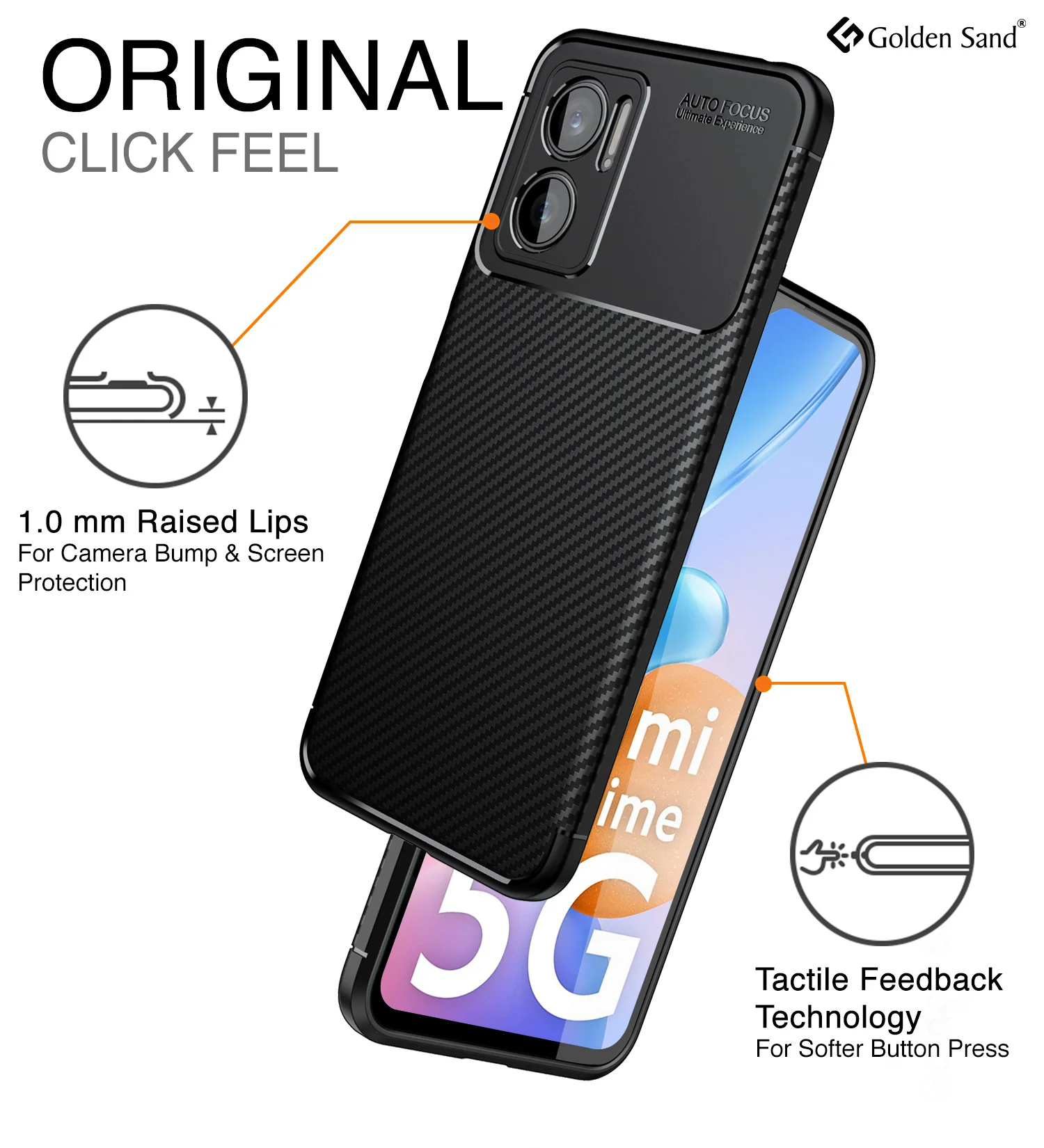 Redmi 11 Prime 5G (6.58 inch) Back Cover | Aramid Fiber Series, Black - Image 5