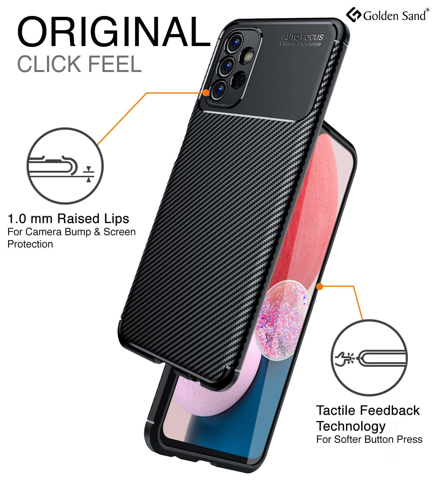 Samsung Galaxy A13 4G (6.6 inch) Back Cover | Aramid Fiber Series, Black - Image 5