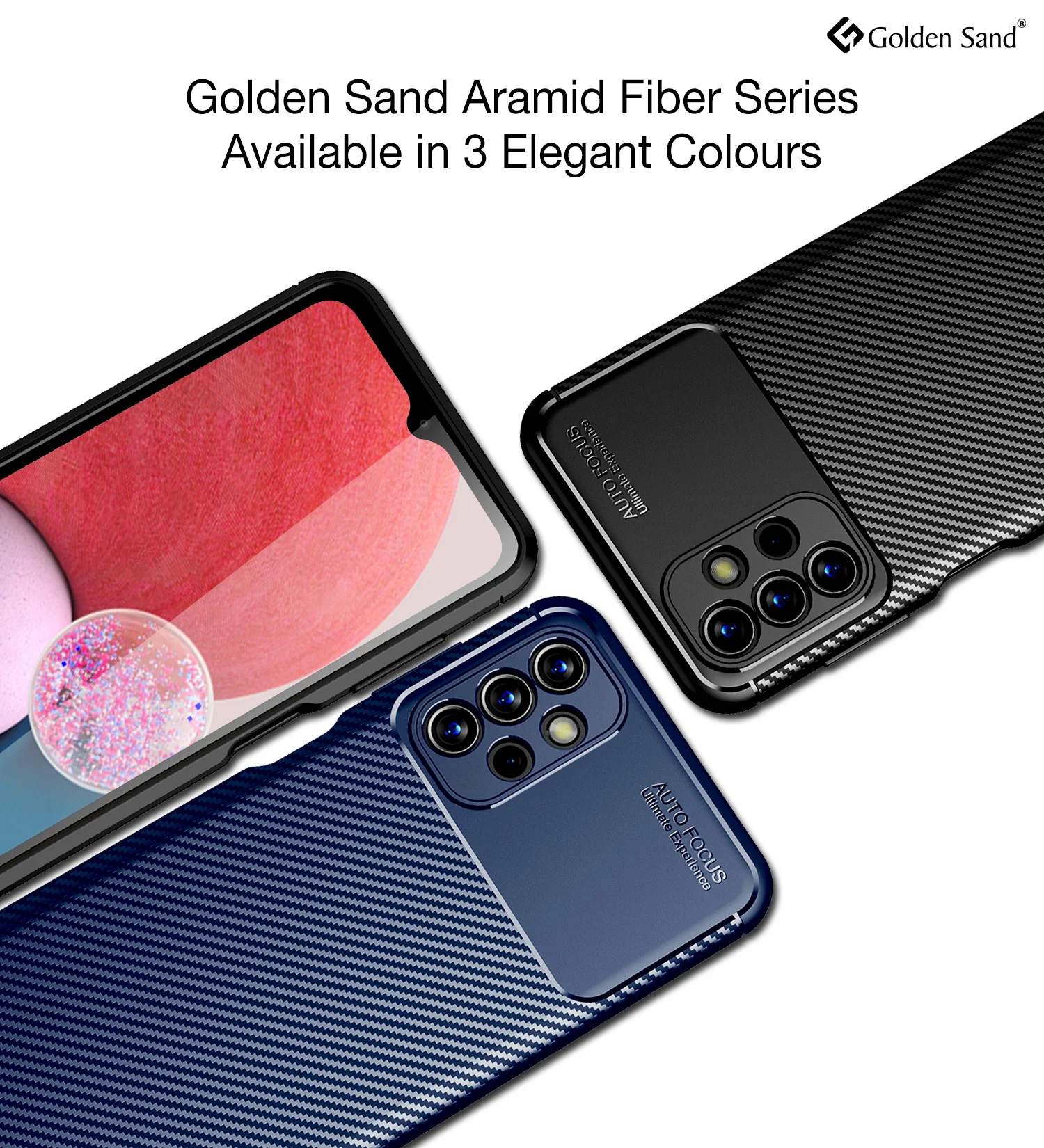 Samsung Galaxy A13 4G (6.6 inch) Back Cover | Aramid Fiber Series, Black - Image 6