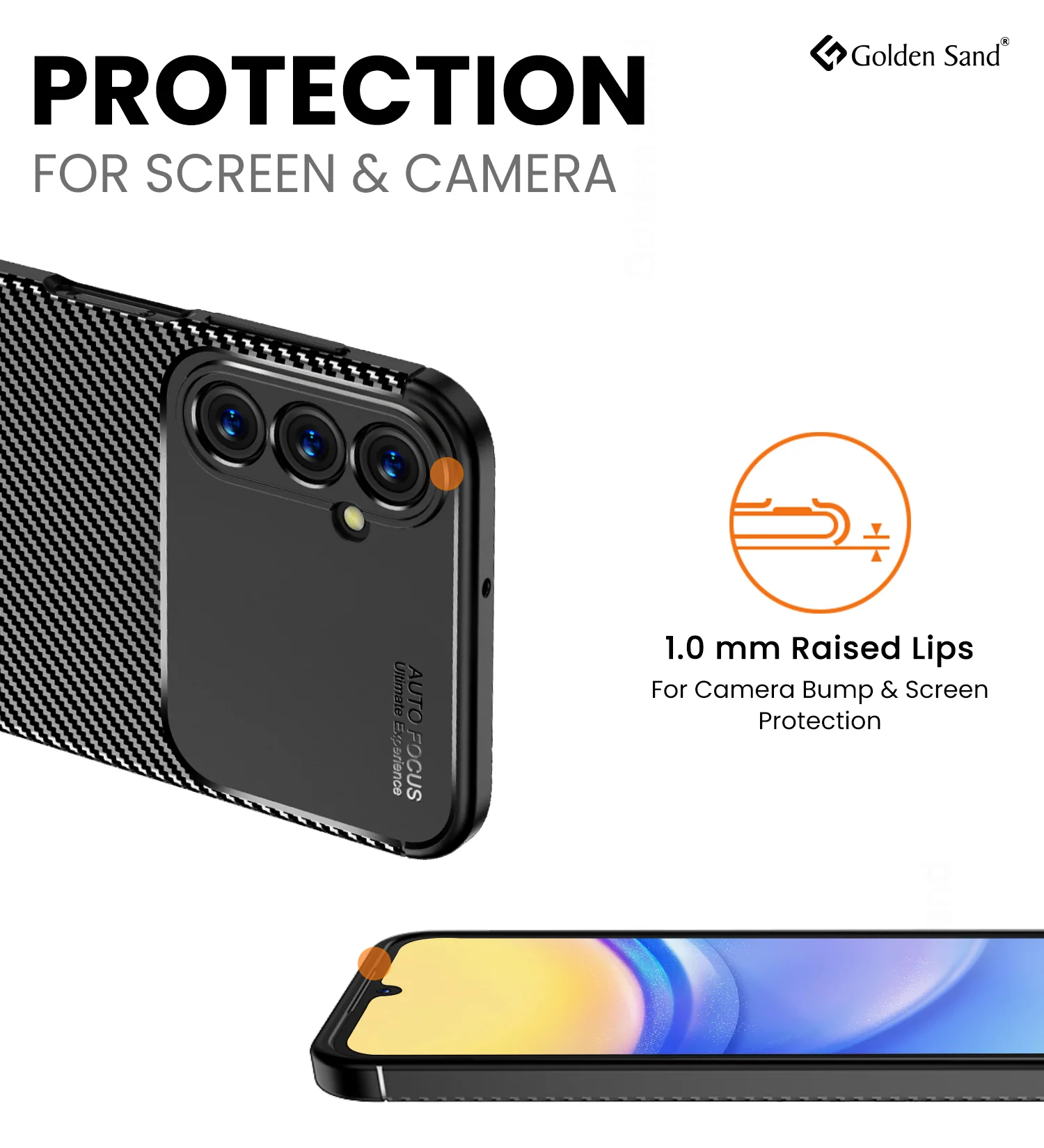 Samsung Galaxy A15 5G, Samsung Galaxy F15 5G (6.5 inch) Back Cover | Aramid Fiber Series, Black - Image 3
