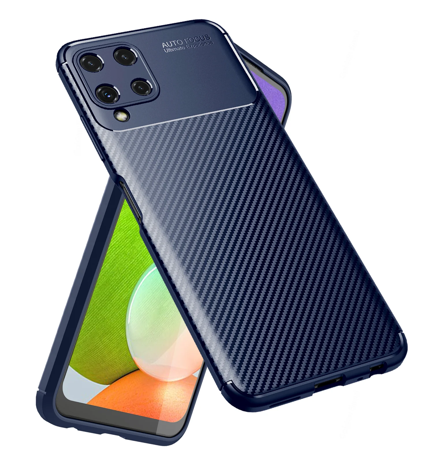 Samsung Galaxy A22 (6.4 inch) Back Cover | Aramid Fiber Series, Blue