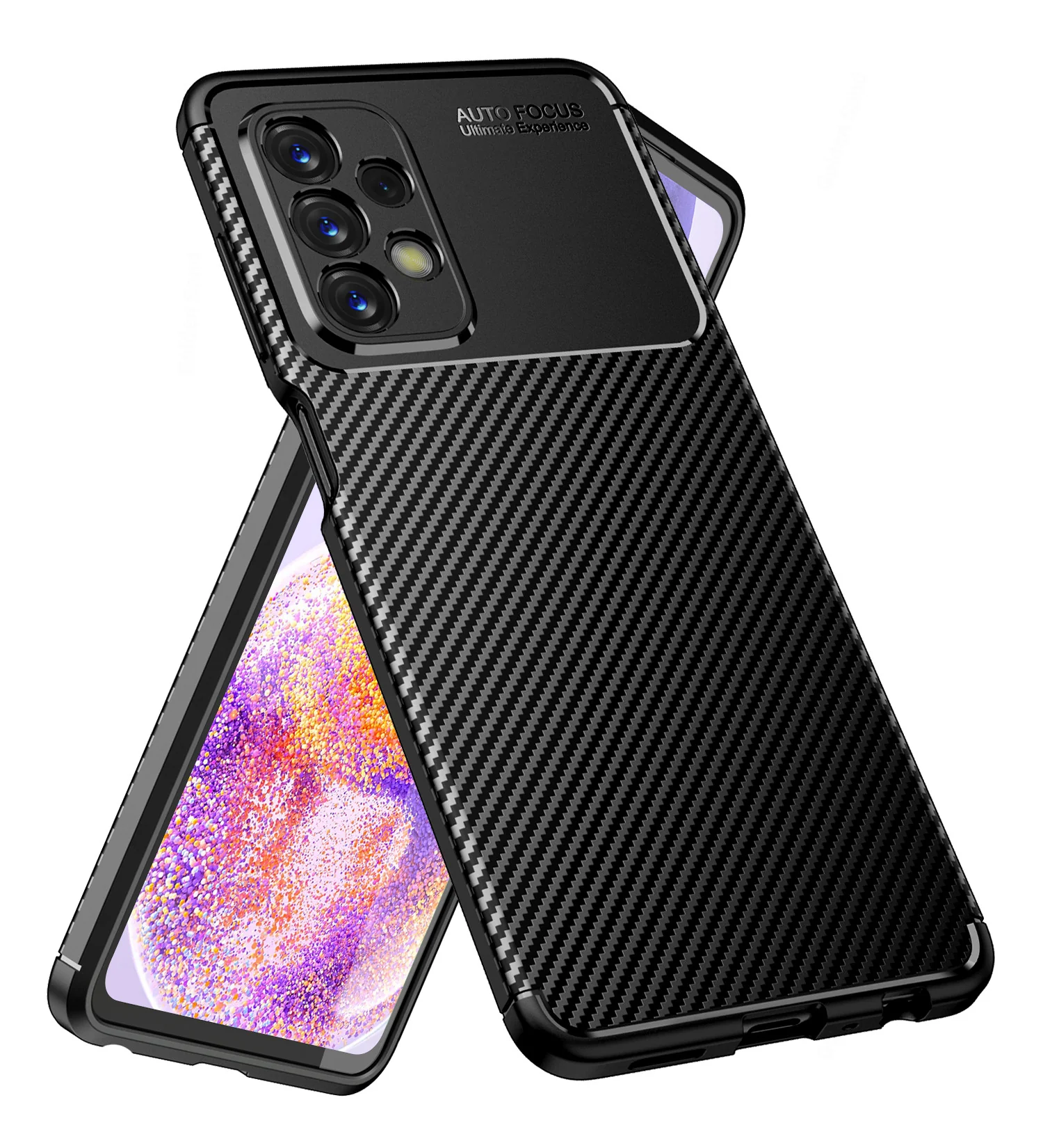 Samsung Galaxy A23 5G, Samsung Galaxy A23 4G (6.6 inch) Back Cover | Aramid Fiber Series, Black