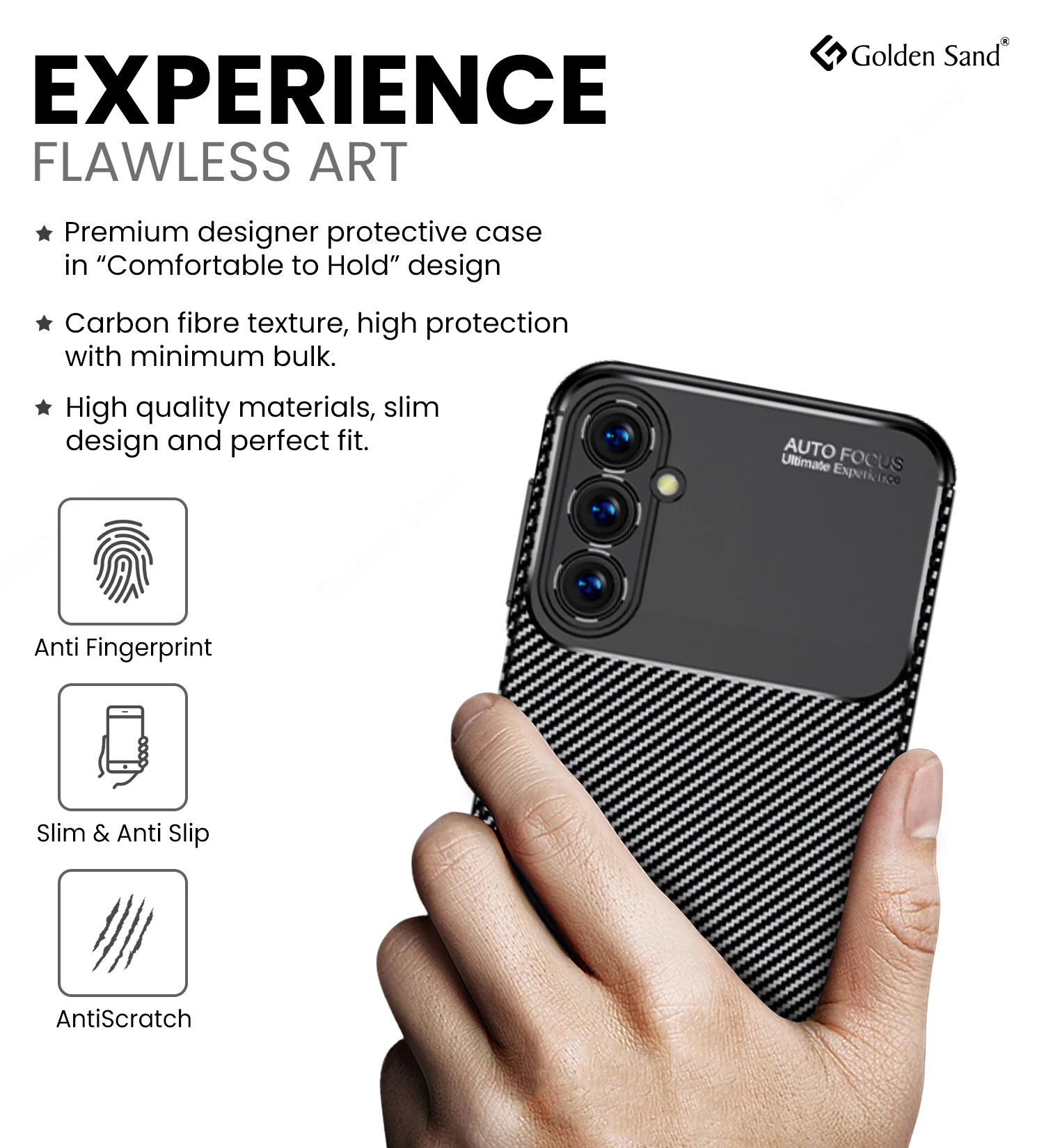 Samsung Galaxy A25 5G (6.5 inch) Back Cover | Aramid Fiber Series, Black - Image 5
