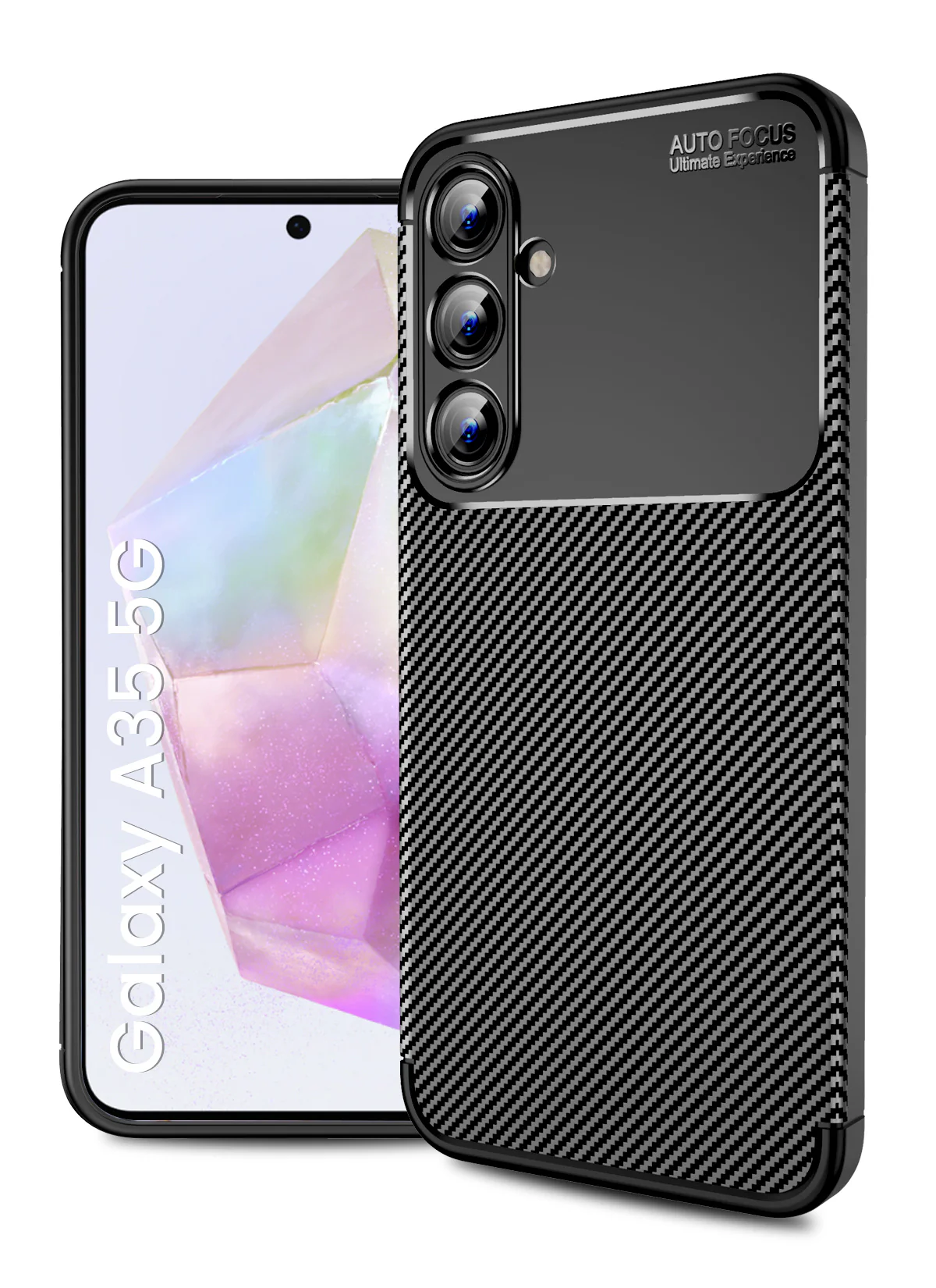 Samsung Galaxy A35 5G (6.6 inch) Back Cover | Aramid Fiber Series, Black