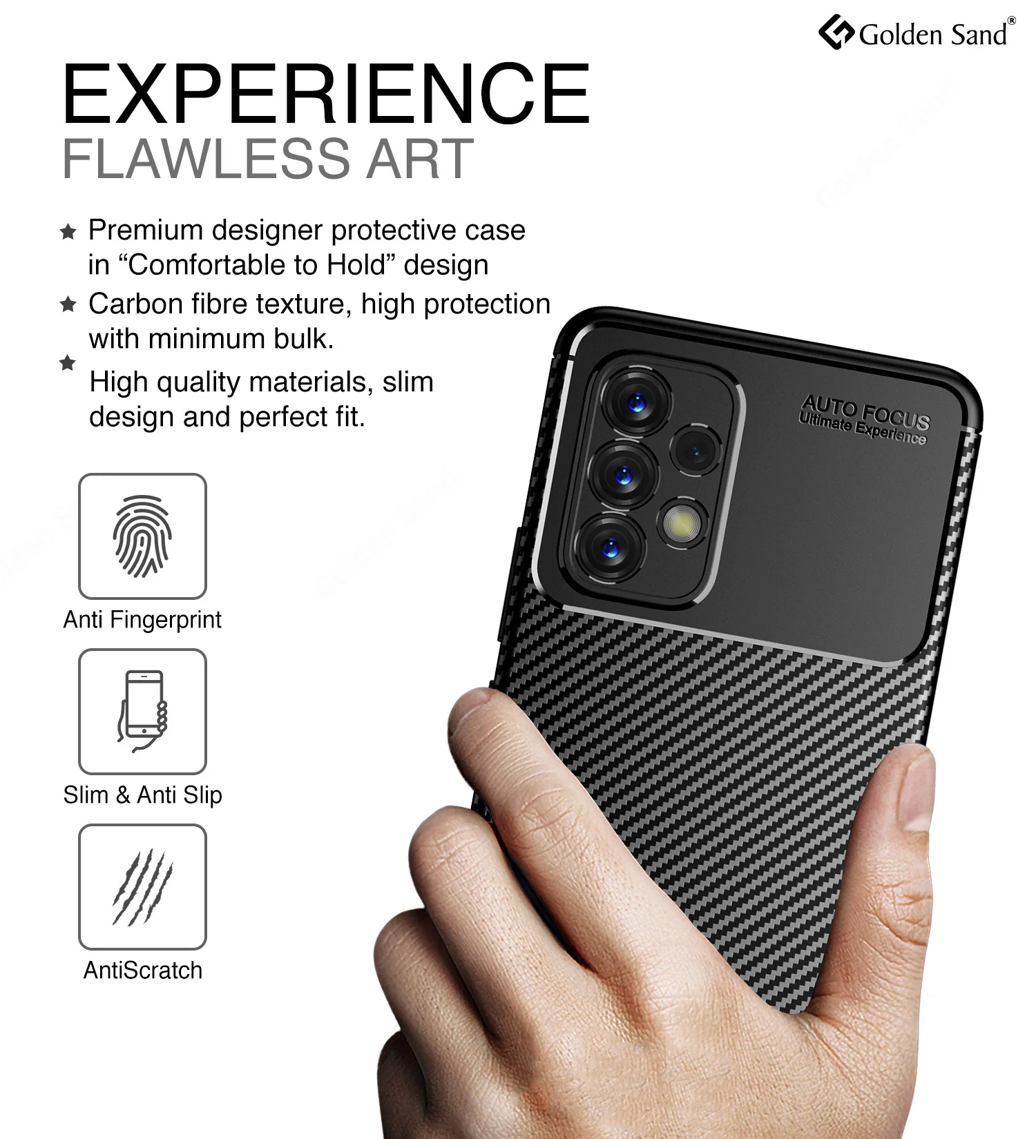 Samsung Galaxy A53 5G (6.5 inch) Back Cover | Aramid Fiber Series, Black - Image 4