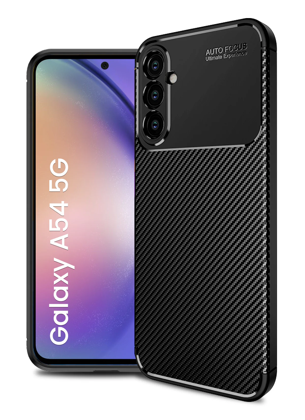 Samsung Galaxy A54 5G (6.4 inch) Back Cover | Aramid Fiber Series, Black