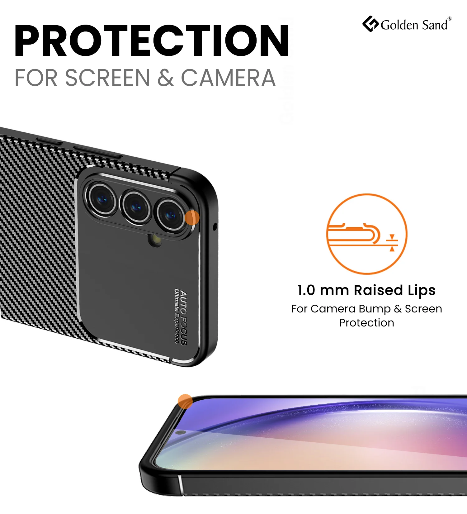 Samsung Galaxy A54 5G (6.4 inch) Back Cover | Aramid Fiber Series, Black - Image 2