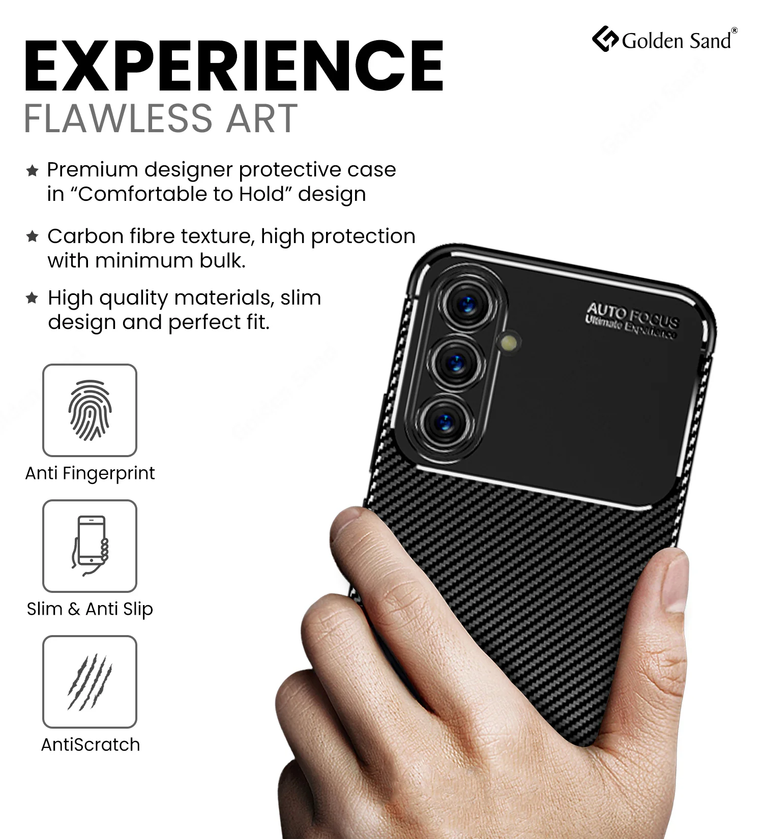 Samsung Galaxy A54 5G (6.4 inch) Back Cover | Aramid Fiber Series, Black - Image 4
