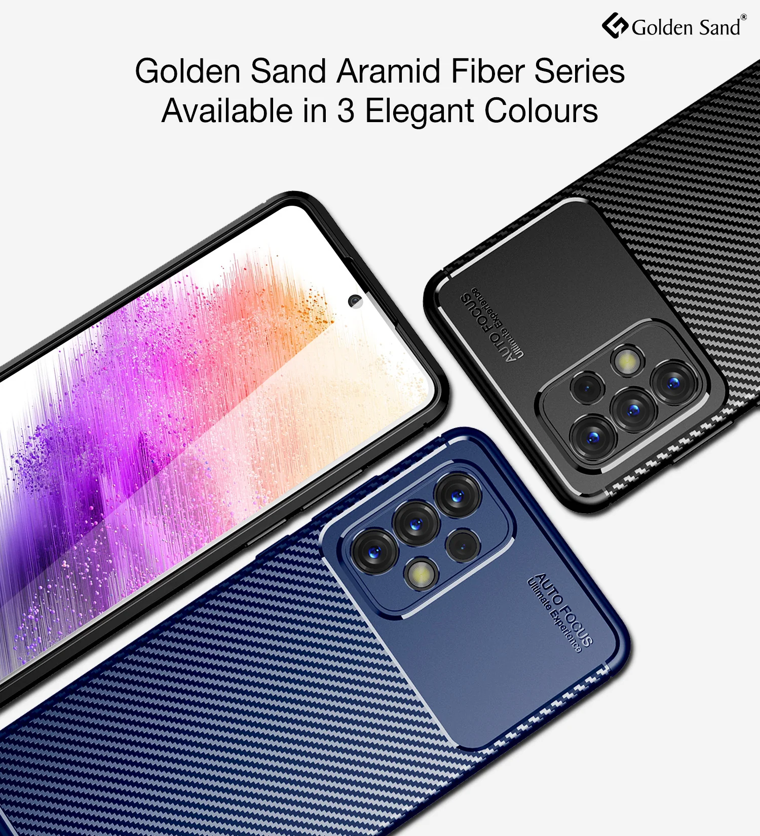Samsung Galaxy A73 5G (6.7 inch) Back Cover | Aramid Fiber Series, Blue - Image 6