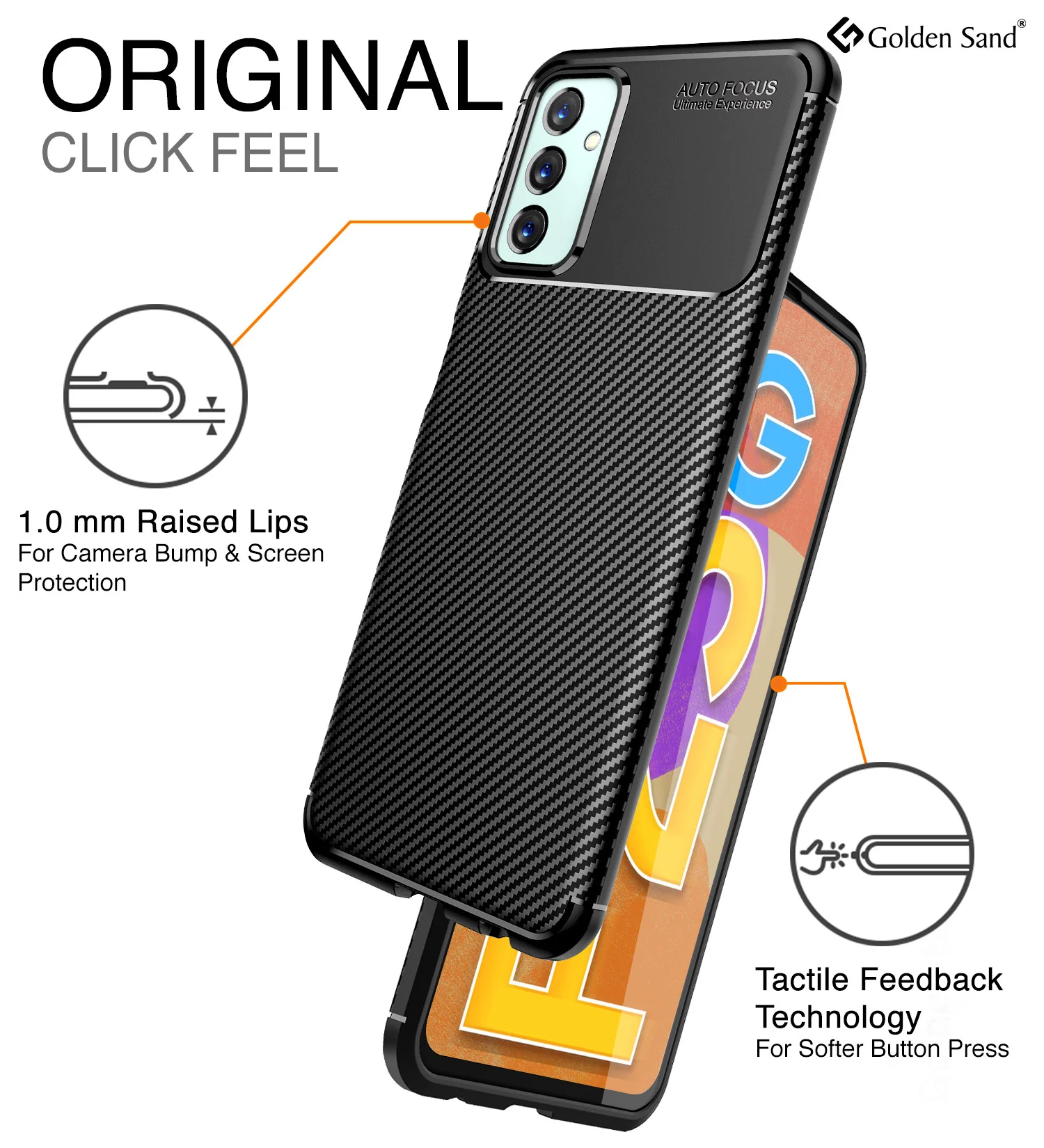 Samsung Galaxy F23 5G (6.6 inch) Back Cover | Aramid Fiber Series, Black - Image 5