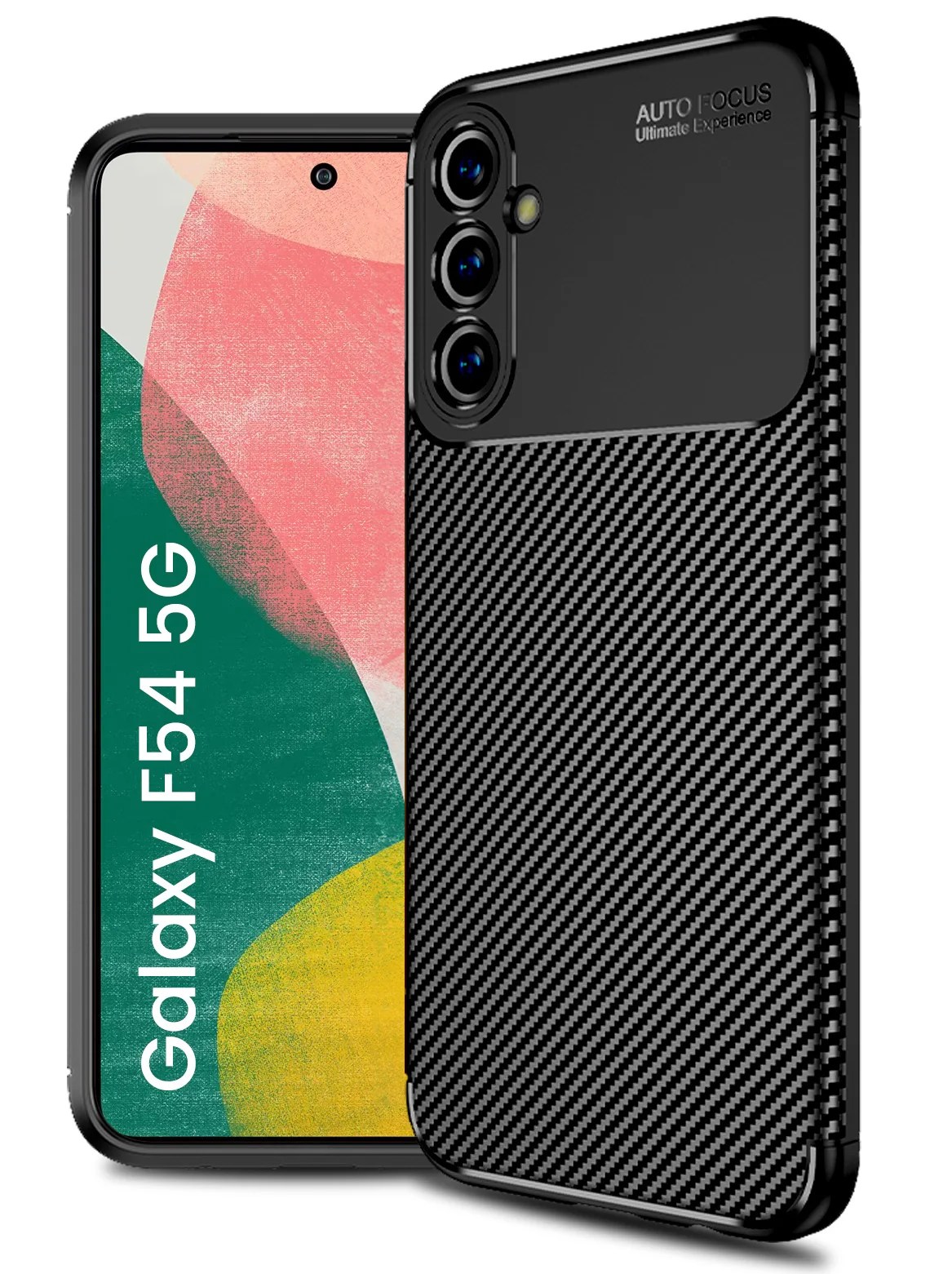 Samsung Galaxy F54 5G (6.7 inch) Back Cover | Aramid Fiber Series, Black