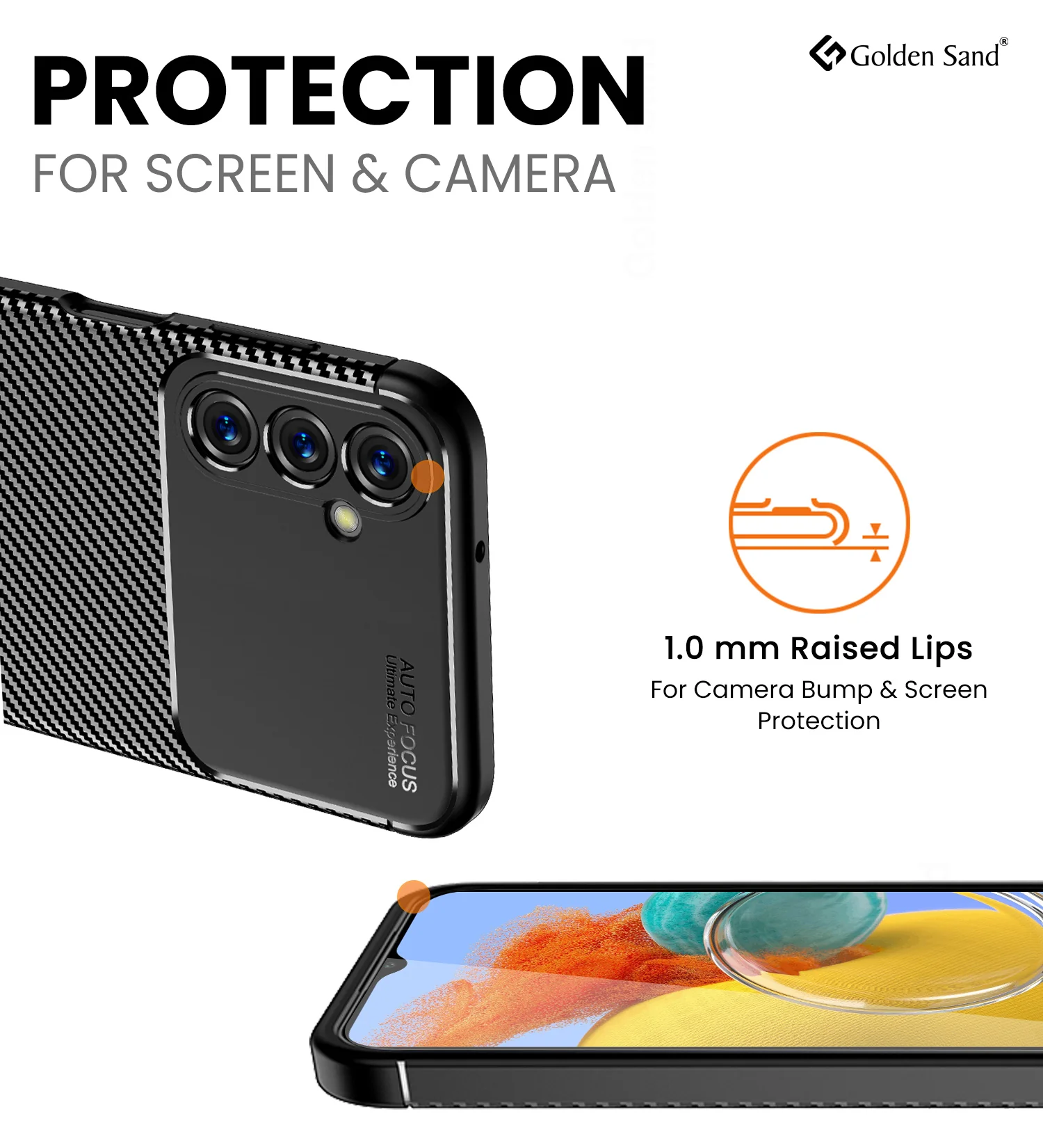 Samsung Galaxy M14 5G (6.6 inch) Back Cover | Aramid Fiber Series, Black - Image 2