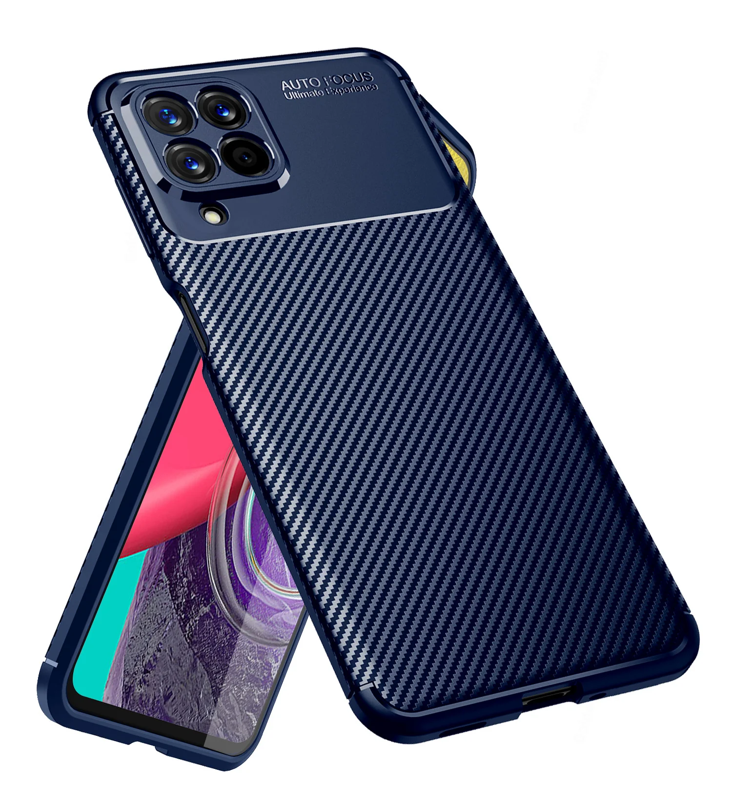 Samsung Galaxy M53 5G (6.7 inch) Back Cover | Aramid Fiber Series, Blue