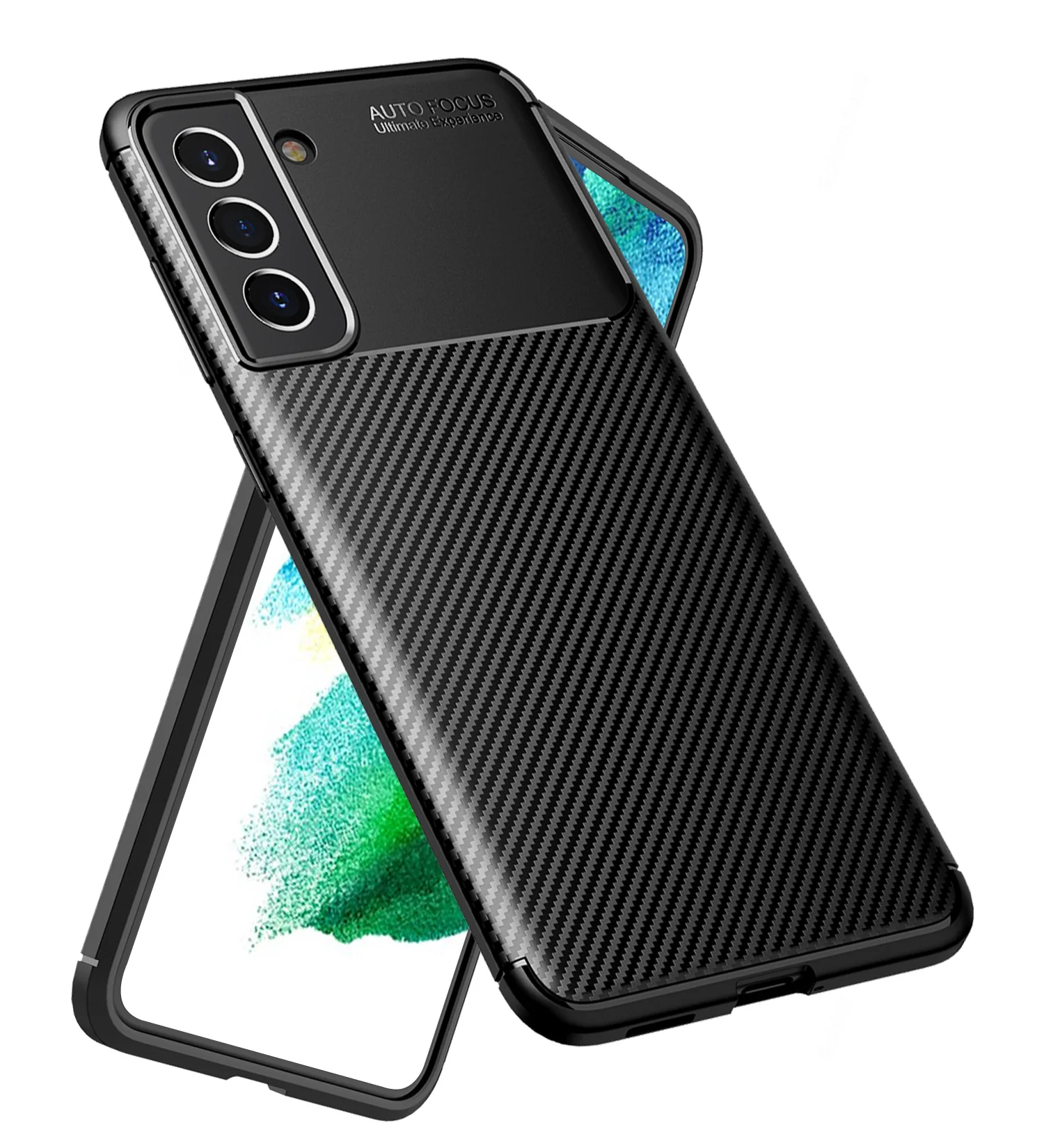 Samsung Galaxy S21 FE 5G, Samsung Galaxy S21 FE 5G 2023 (Snapdragon 888) (6.41 inch) Back Cover | Aramid Fiber Series, Black