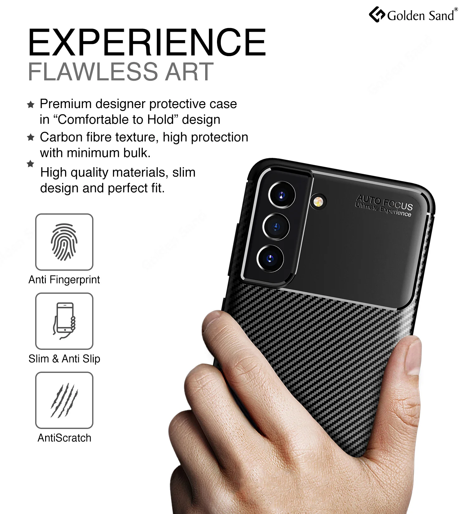 Samsung Galaxy S21 FE 5G, Samsung Galaxy S21 FE 5G 2023 (Snapdragon 888) (6.41 inch) Back Cover | Aramid Fiber Series, Black - Image 4