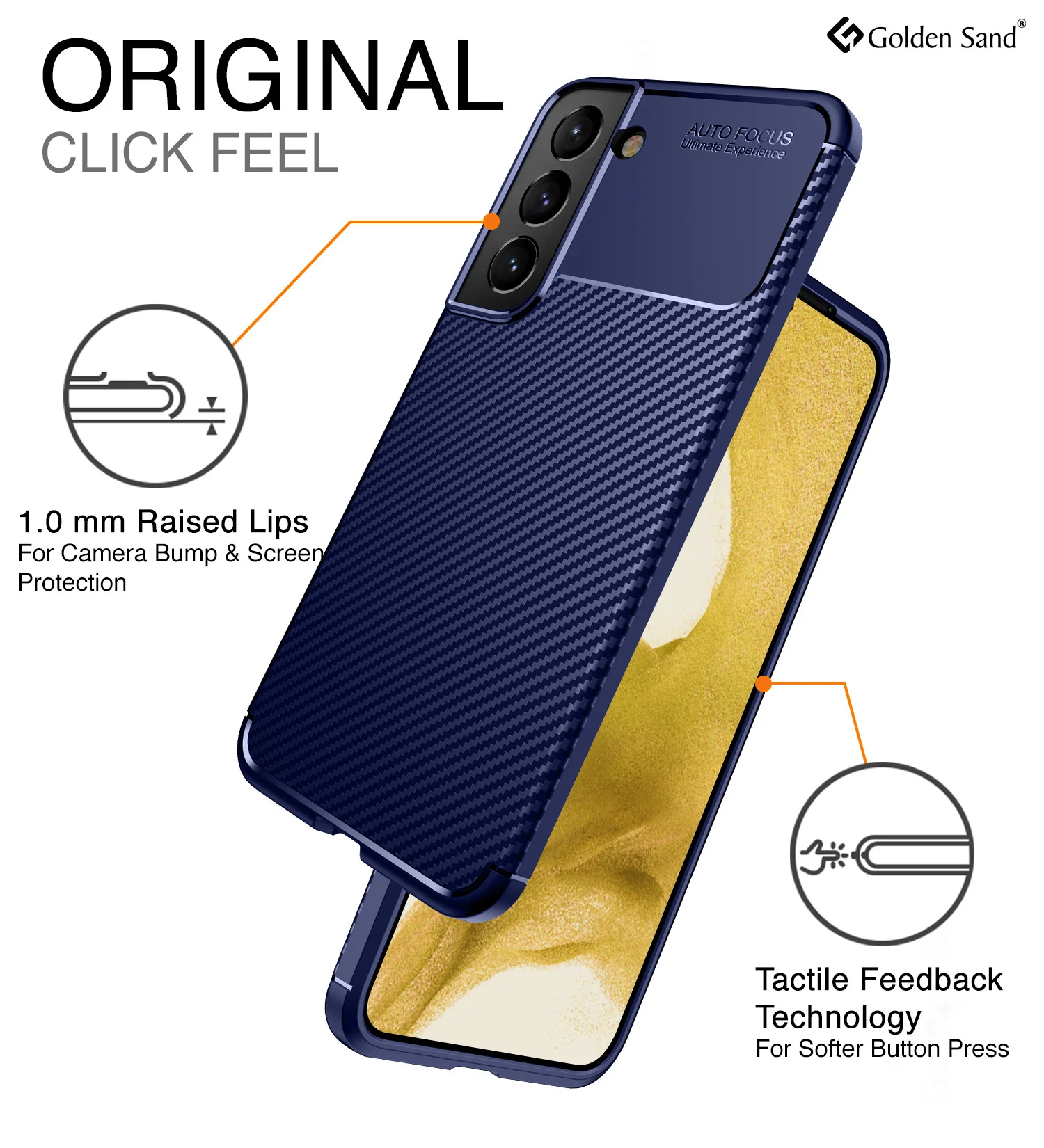 Samsung Galaxy S22 5G (6.1 inch) Back Cover | Aramid Fiber Series, Blue - Image 5