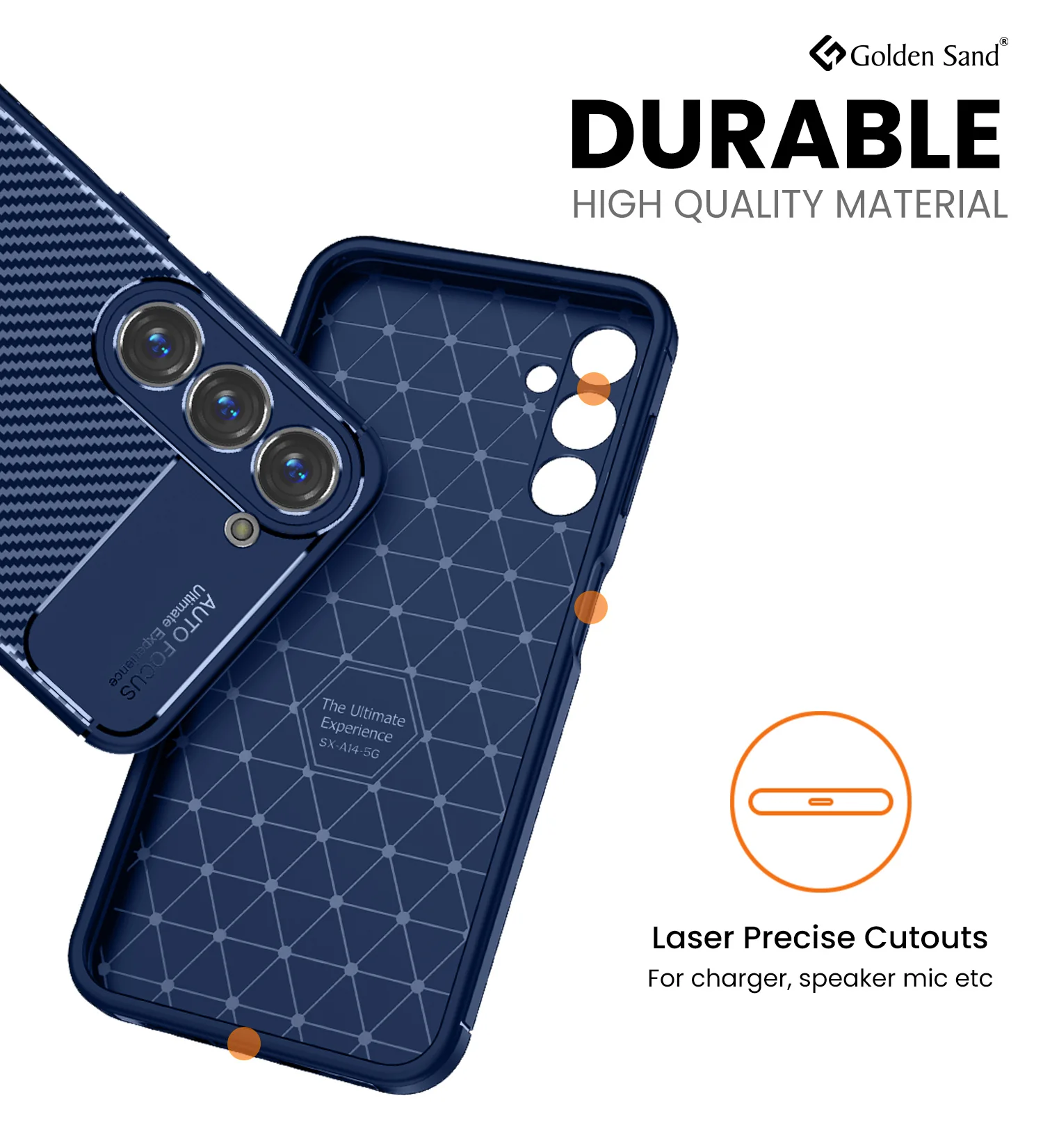 Samsung Galaxy S23 5G (6.1 inch) Back Cover | Aramid Fiber Series, Blue - Image 5