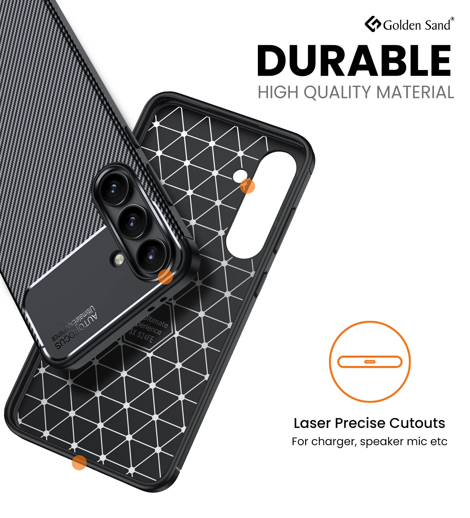 Samsung Galaxy S24 FE 5G (6.7 inch) Back Cover | Aramid Fiber Series, Black - Image 5