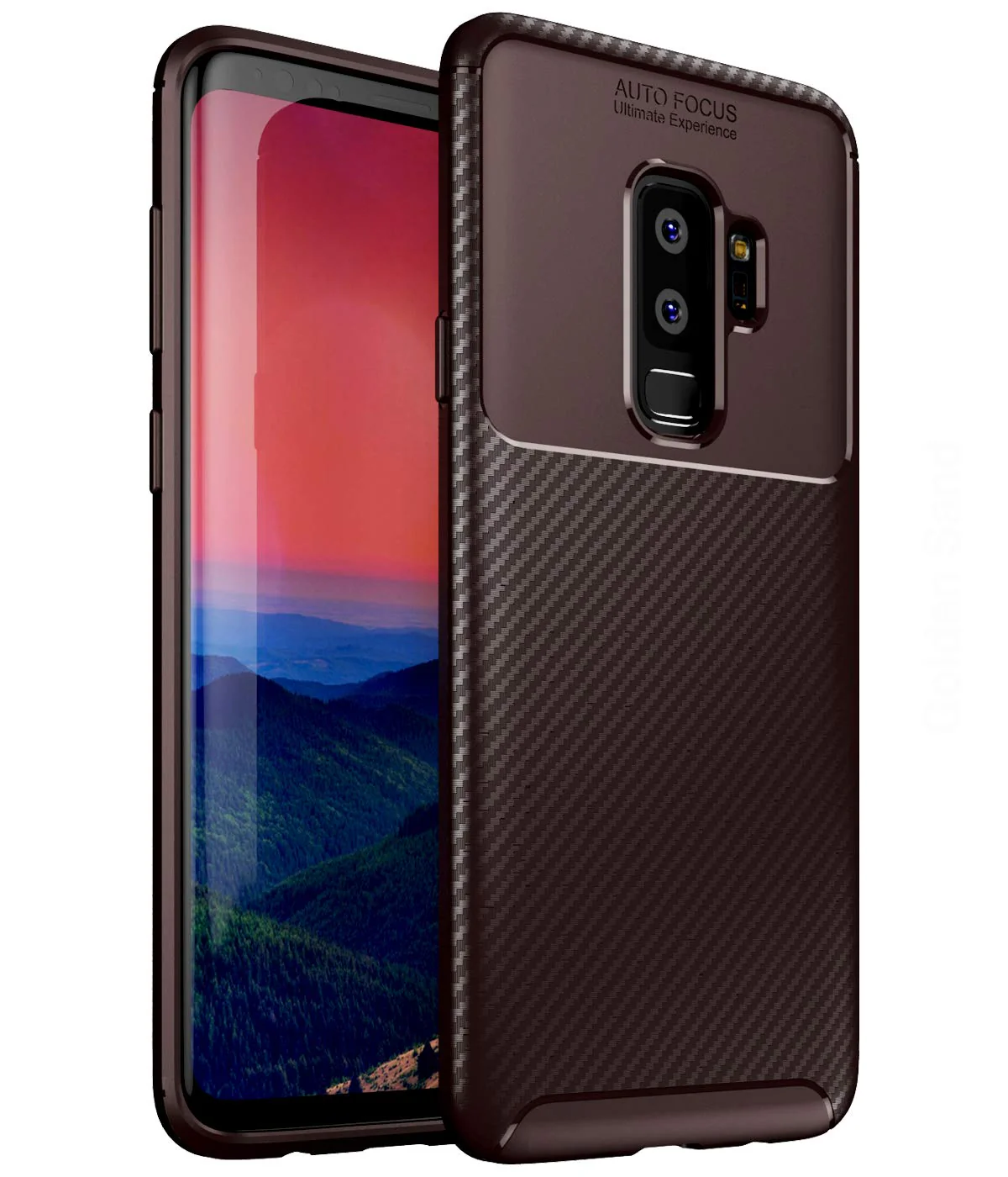 Samsung Galaxy S9 Plus (6.2 inch) Back Cover | Aramid Fiber Series, Brown