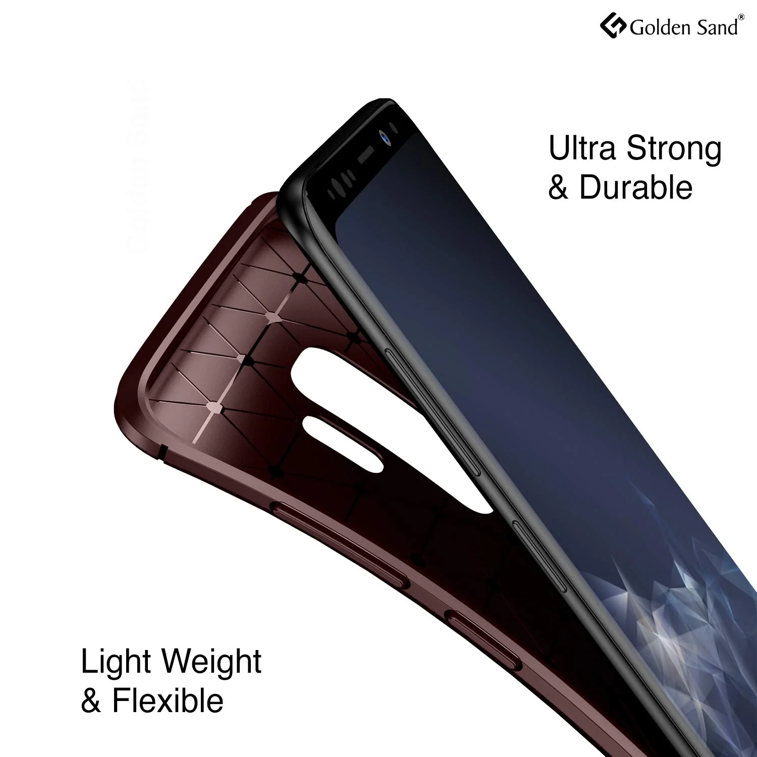 Samsung Galaxy S9 Plus (6.2 inch) Back Cover | Aramid Fiber Series, Brown - Image 5