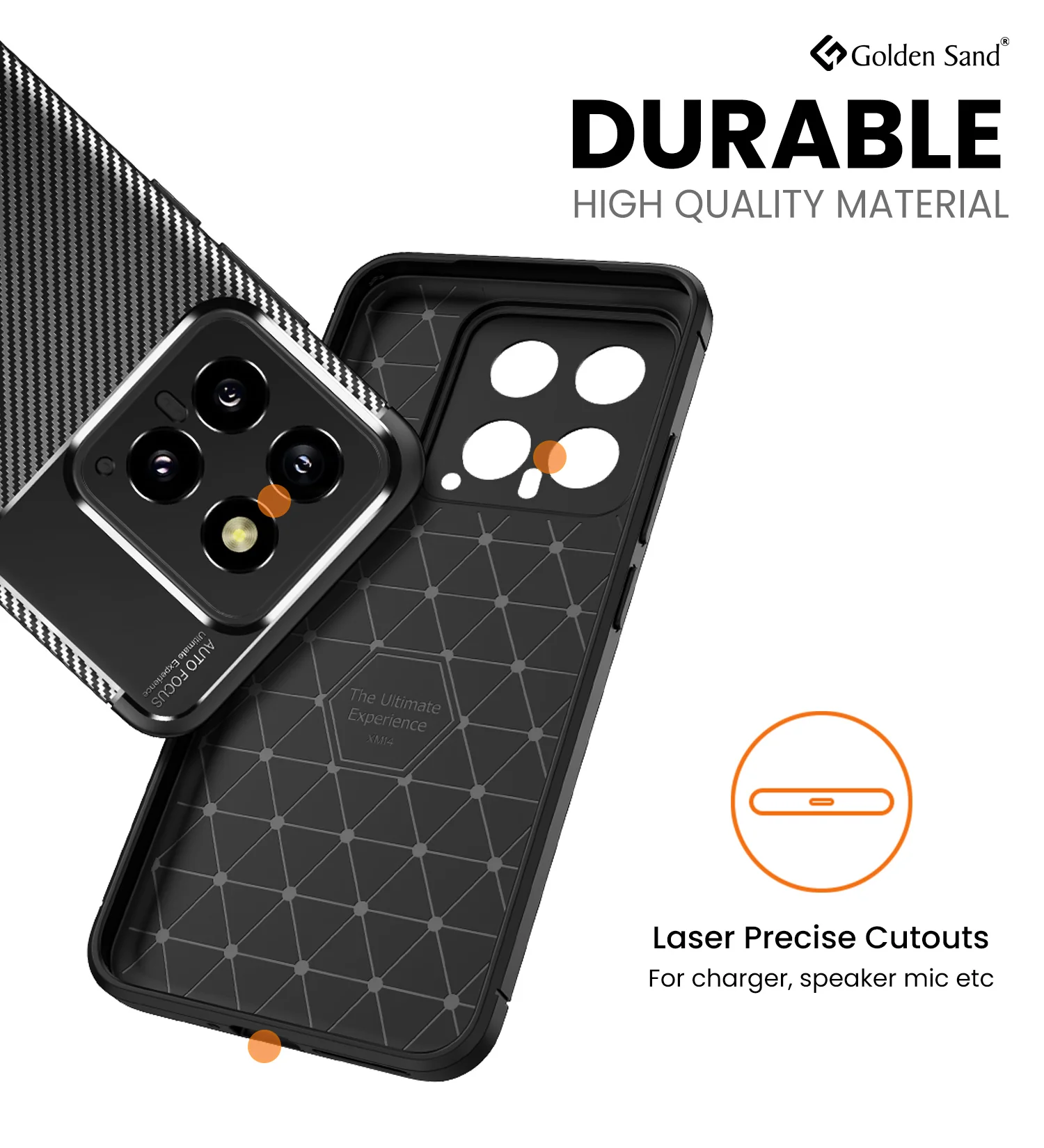Xiaomi 14 5G (6.36 inch) Back Cover | Aramid Fiber Series, Black - Image 5