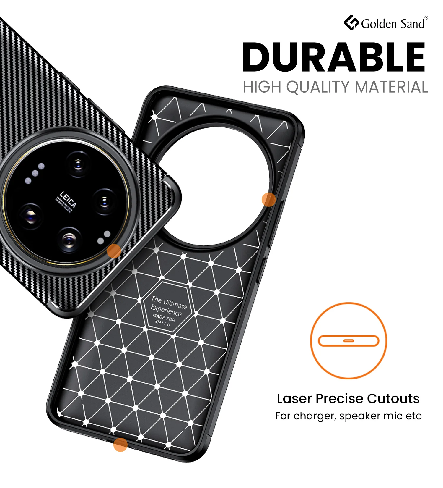 Xiaomi 14 Ultra 5G (6.73 inch) Back Cover | Aramid Fiber Series, Black - Image 5