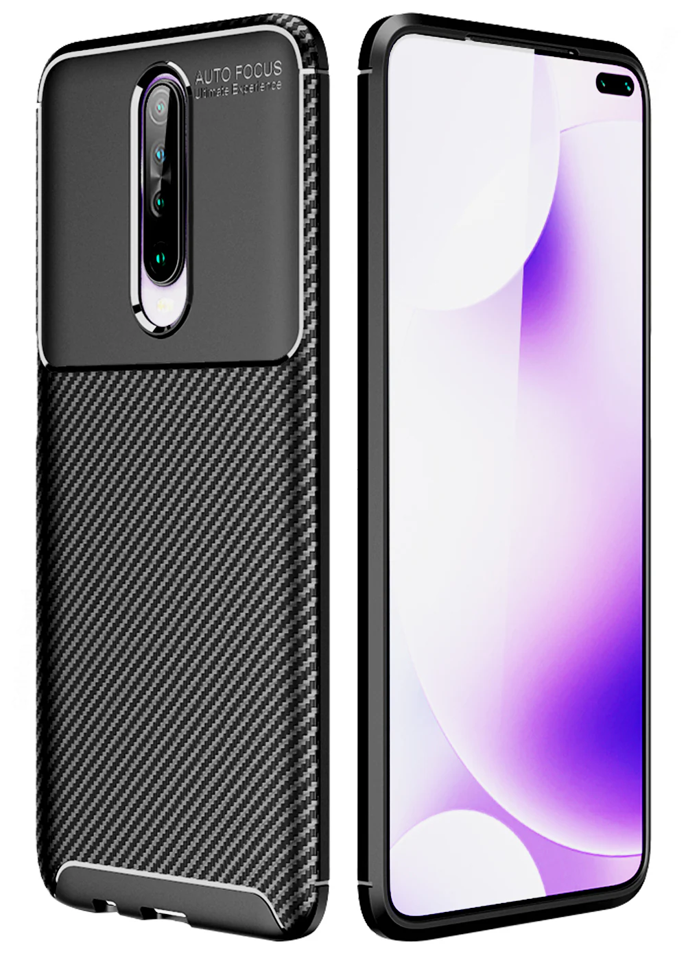Xiaomi Poco X2, Redmi K30 (6.67 inch) Back Cover | Aramid Fiber Series, Black