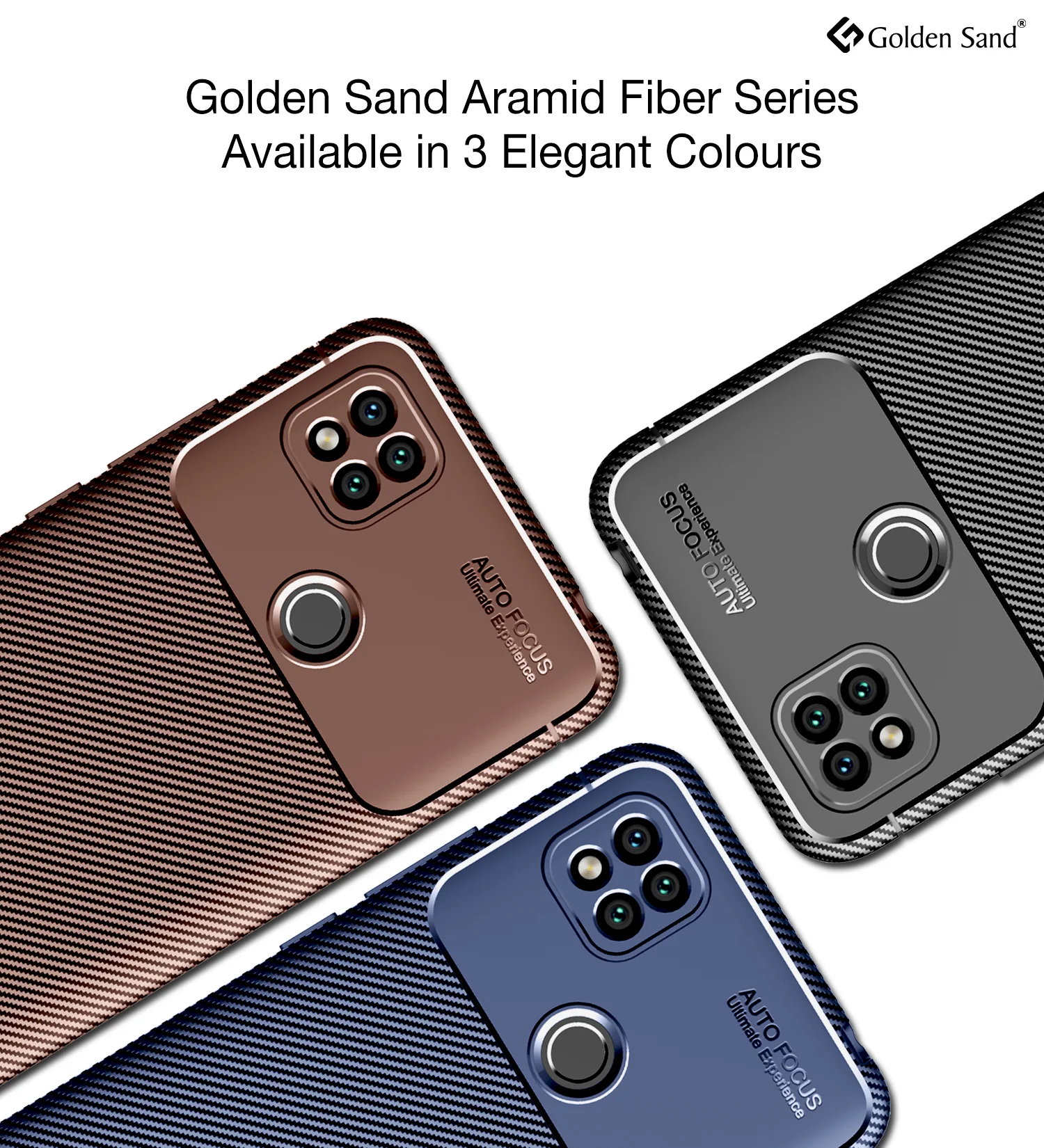 Xiaomi Redmi 9 (6.53 inch) Back Cover | Aramid Fiber Series, Brown - Image 6